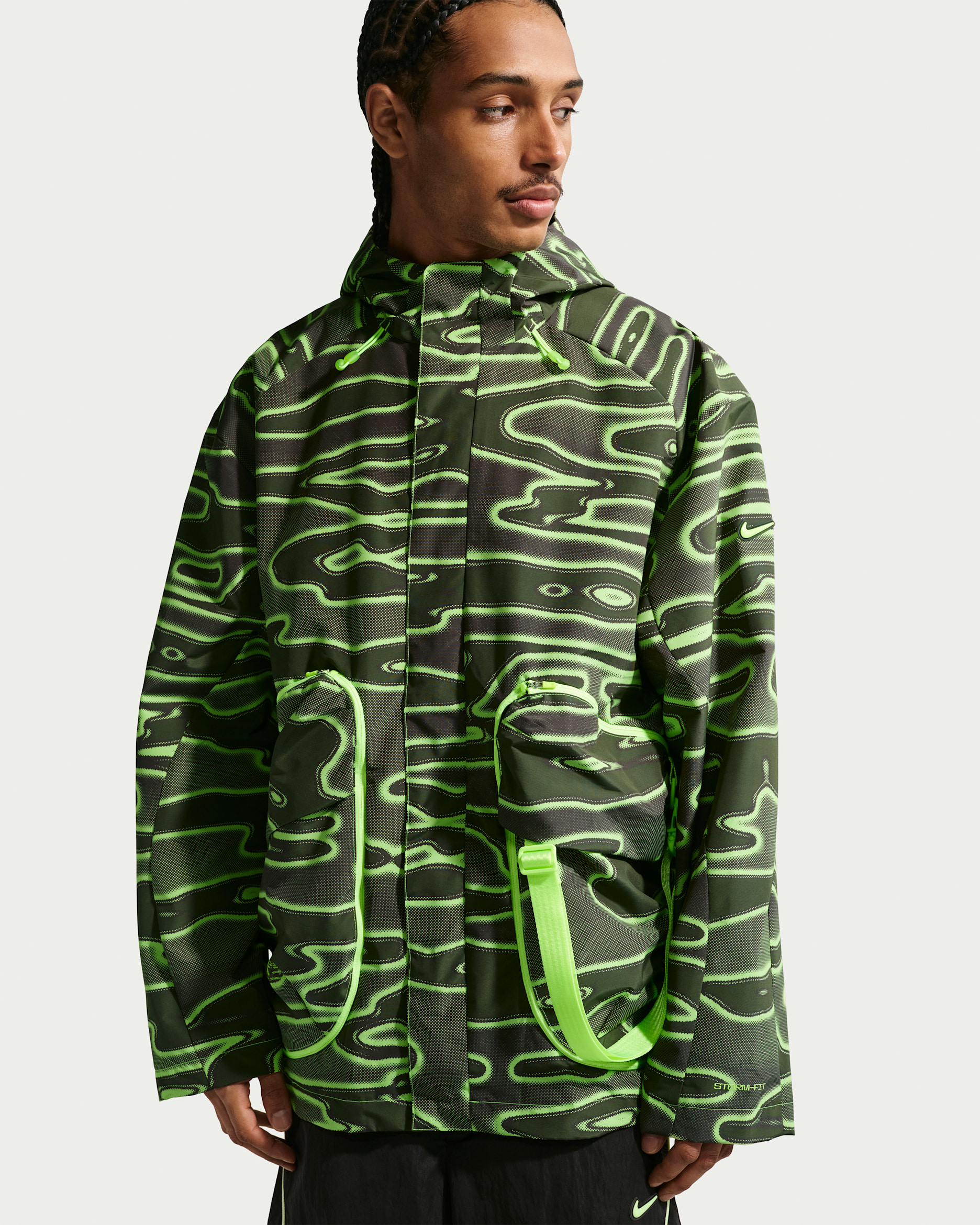 Nike Project F.R.O.G. Men's Storm-FIT Hooded Jacket - Volt Ice/Cream II/Volt Ice