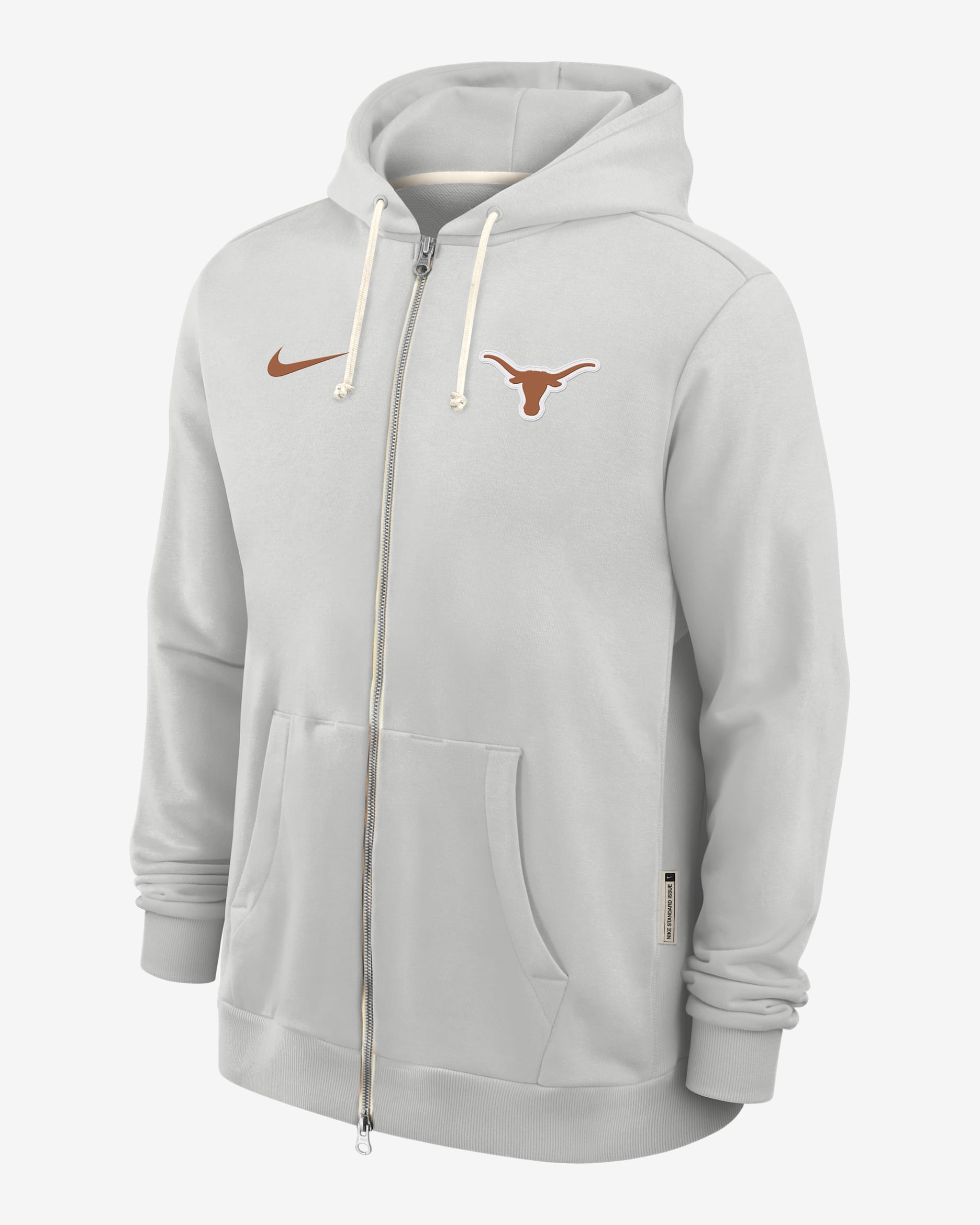 Texas Sideline Men's Nike Dri-FIT College Full-Zip Hoodie - Grey