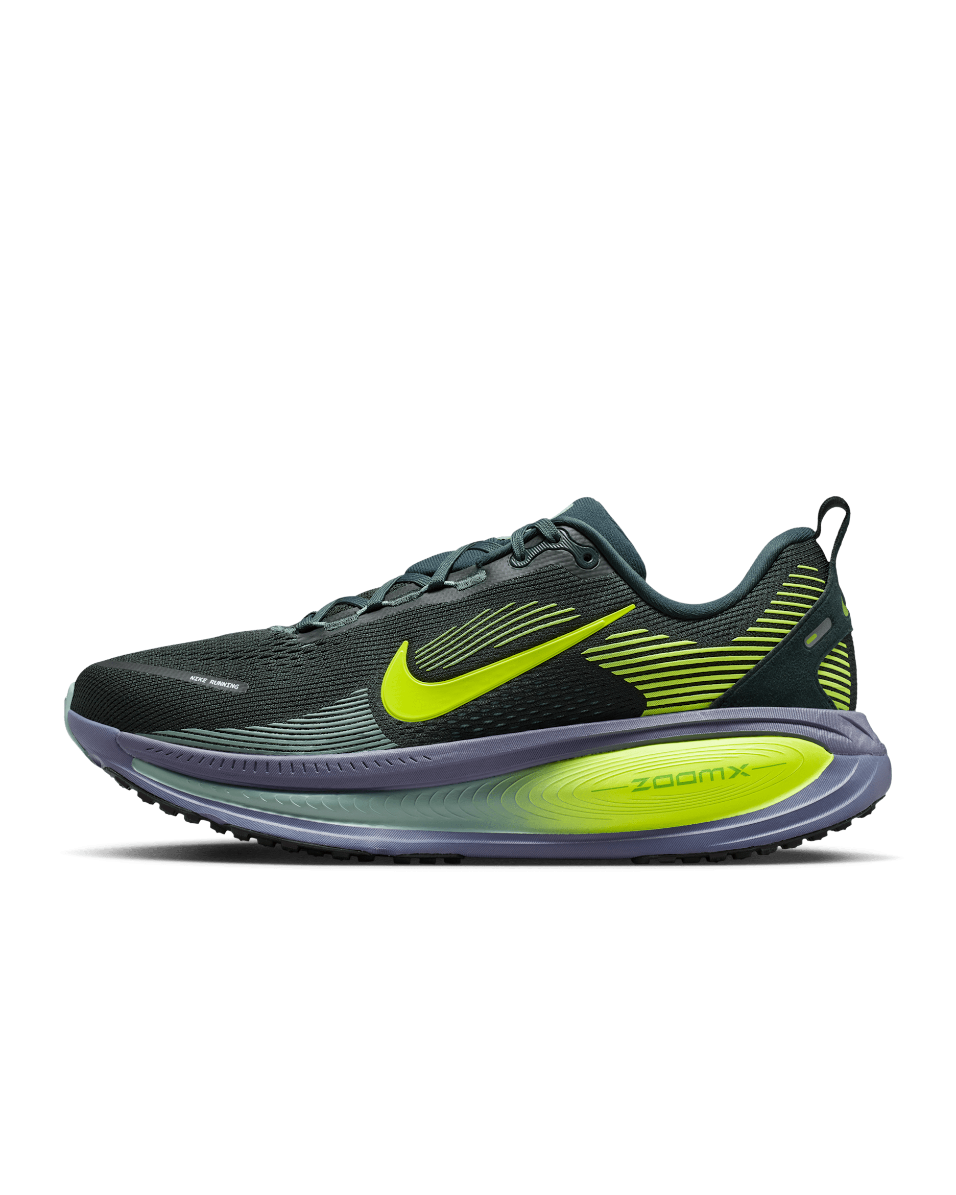 Tenis de correr en pavimento para hombre Nike Vomero 18 - Alga/Cañón/Morado arena/Volt