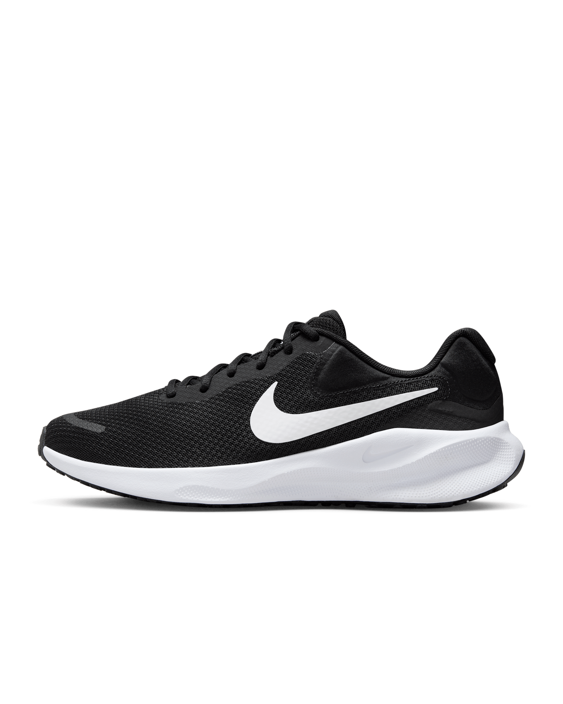 Nike Revolution 7 Men's Road Running Shoes - Black/White