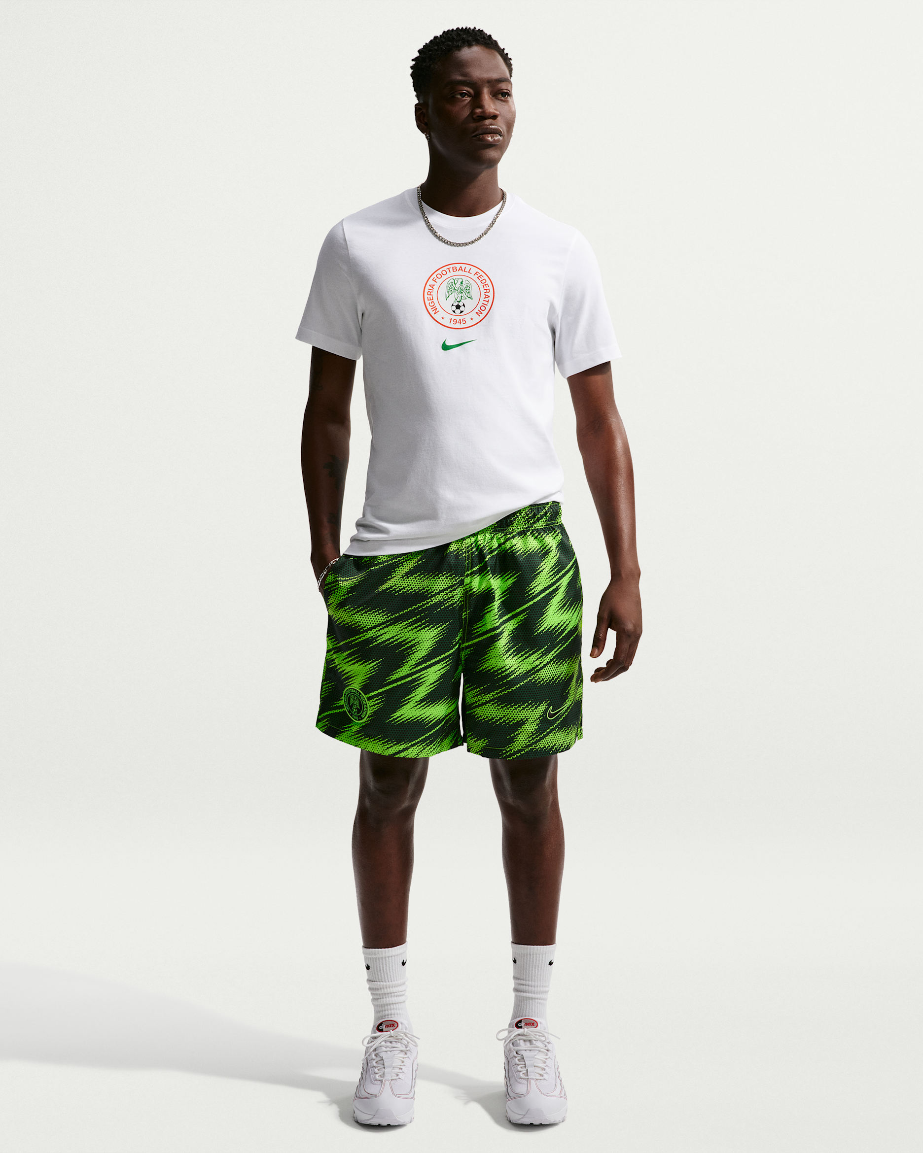 Nigeria Club Men's Nike Soccer Flow Shorts - Electric Green/Pro Green/Electric Green