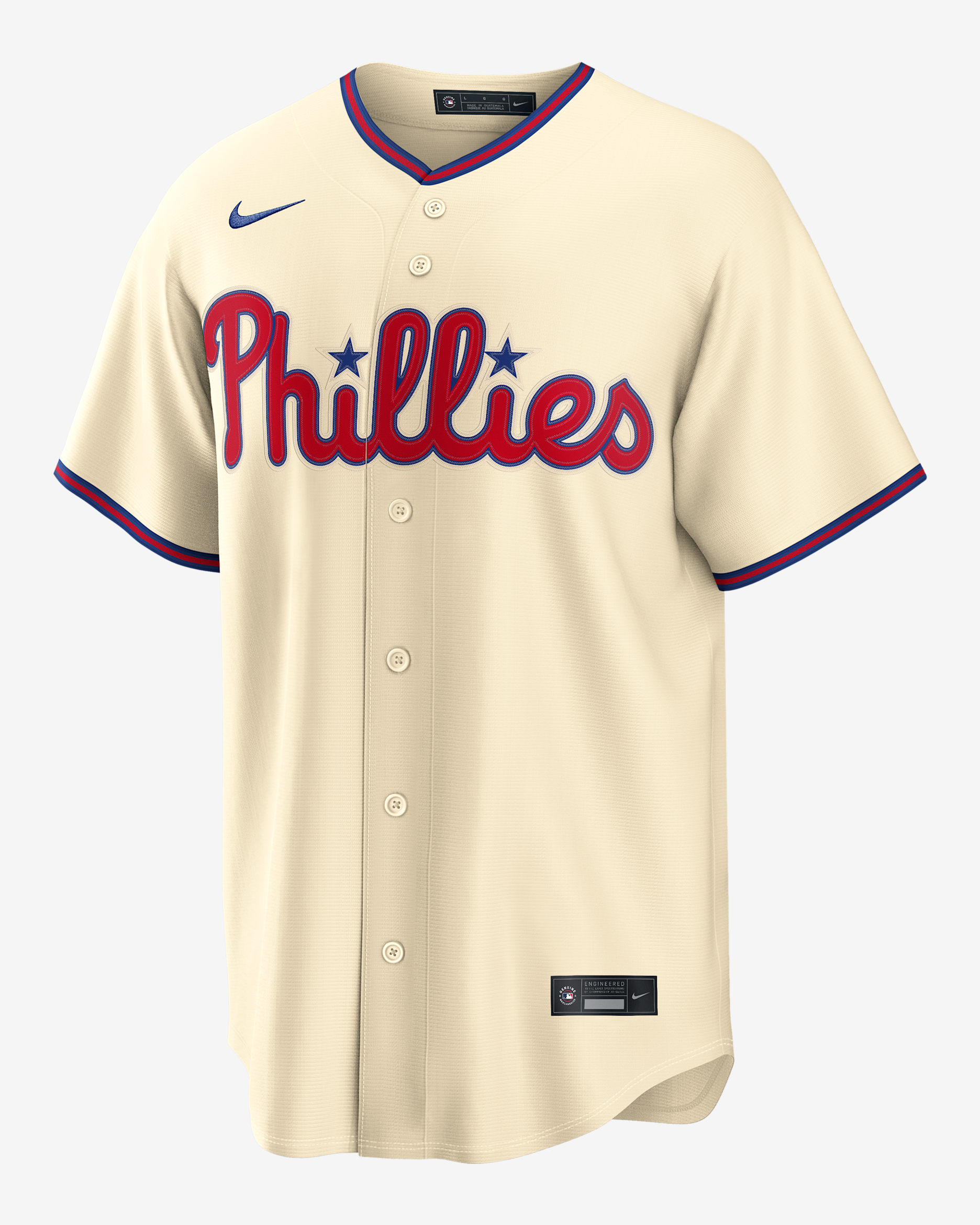 Bryce Harper Philadelphia Phillies Men's Nike MLB Replica Jersey - Cream