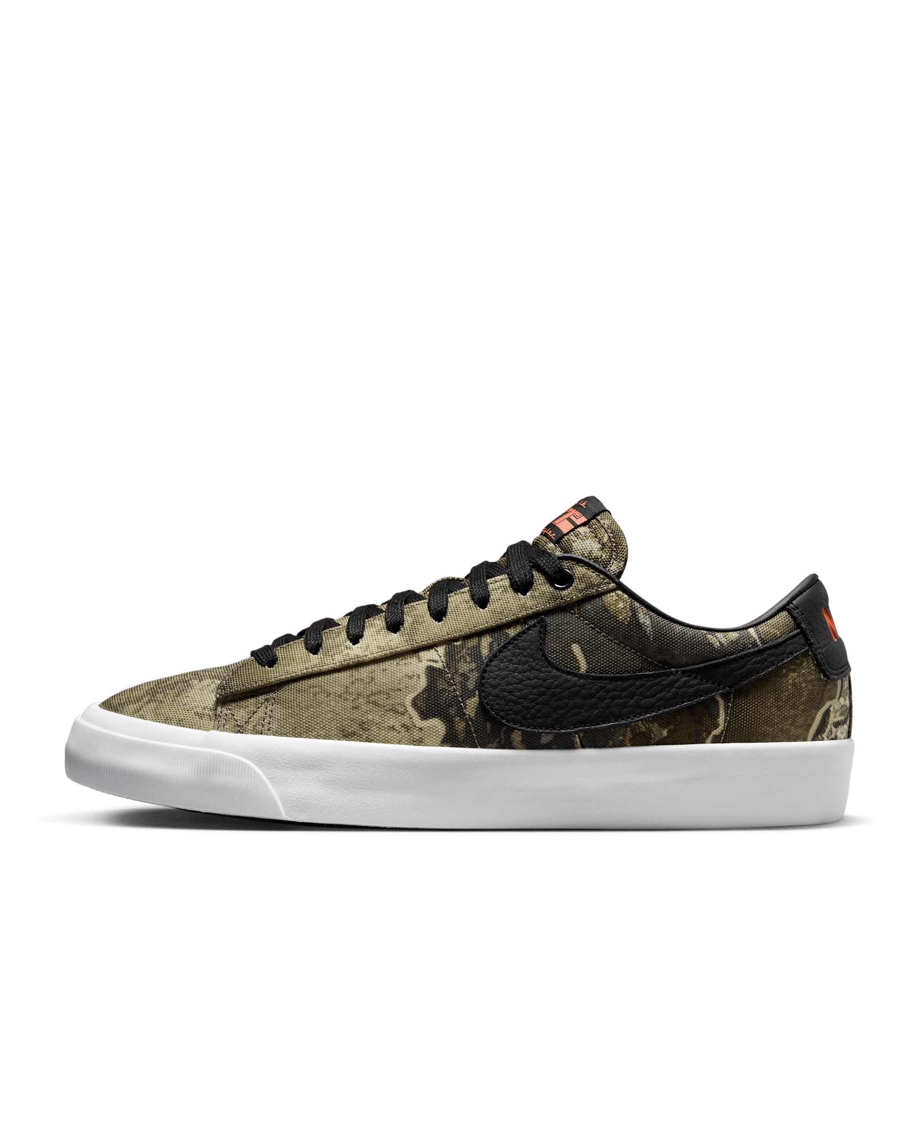 Nike SB Blazer 低筒 Pro GT Premium 滑板鞋 - 黑色/黑色/Photon Dust/Safety Orange