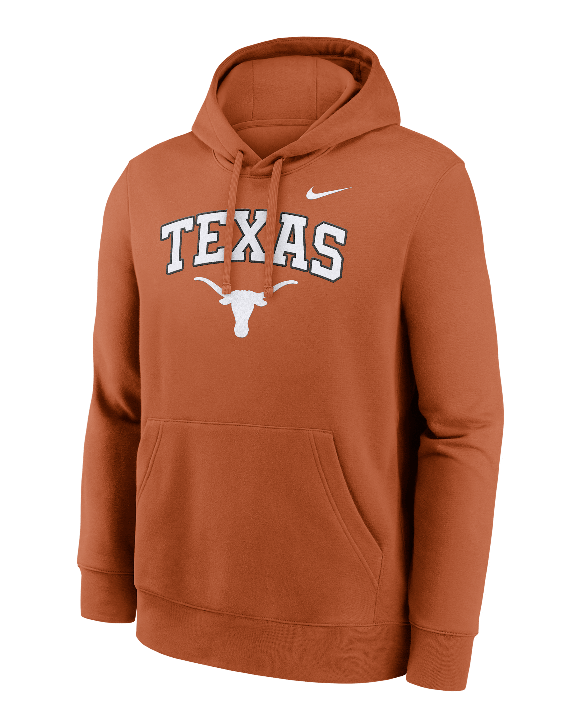 Texas Arch Men's Nike College Pullover Hoodie - Burnt Orange