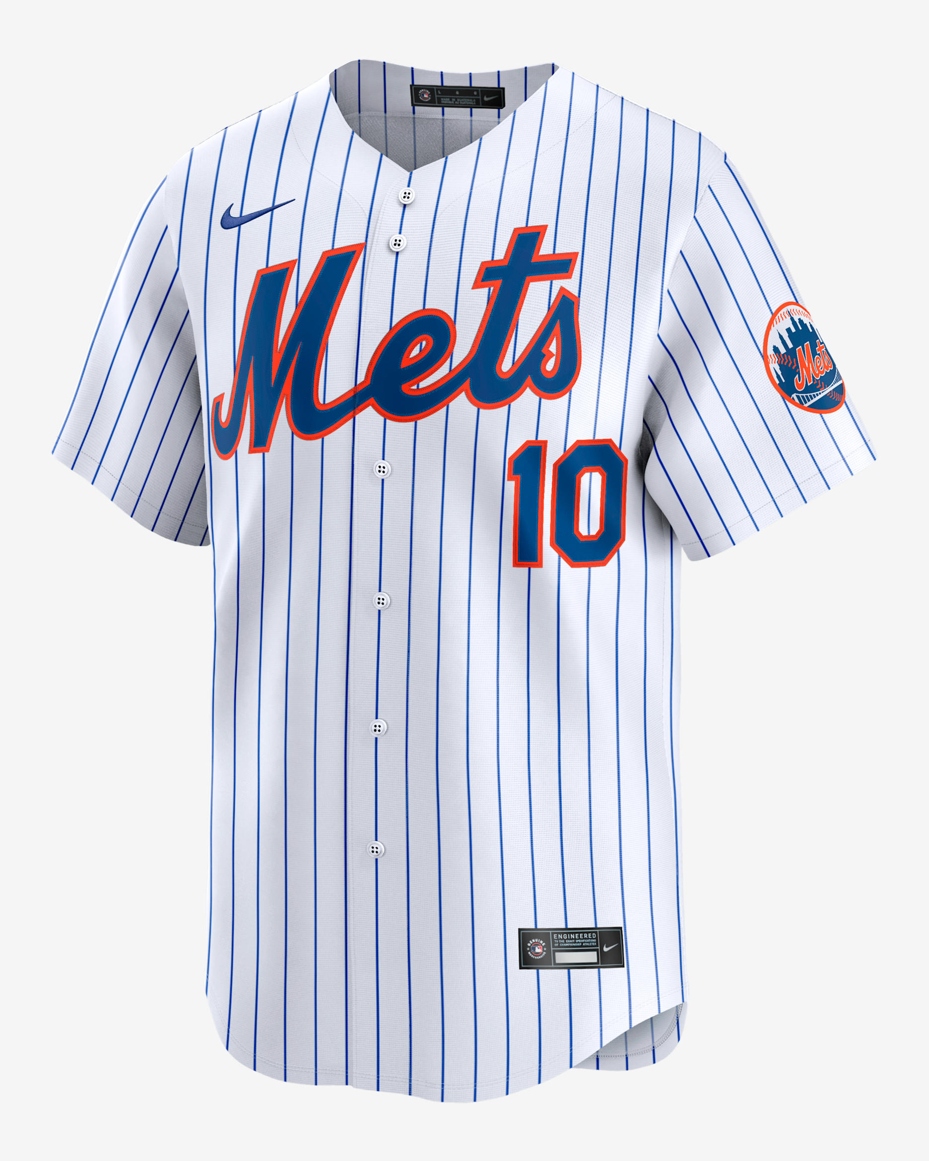 Jersey Nike Dri-FIT ADV de la MLB Limited para hombre Ronny Mauricio New York Mets - Blanco
