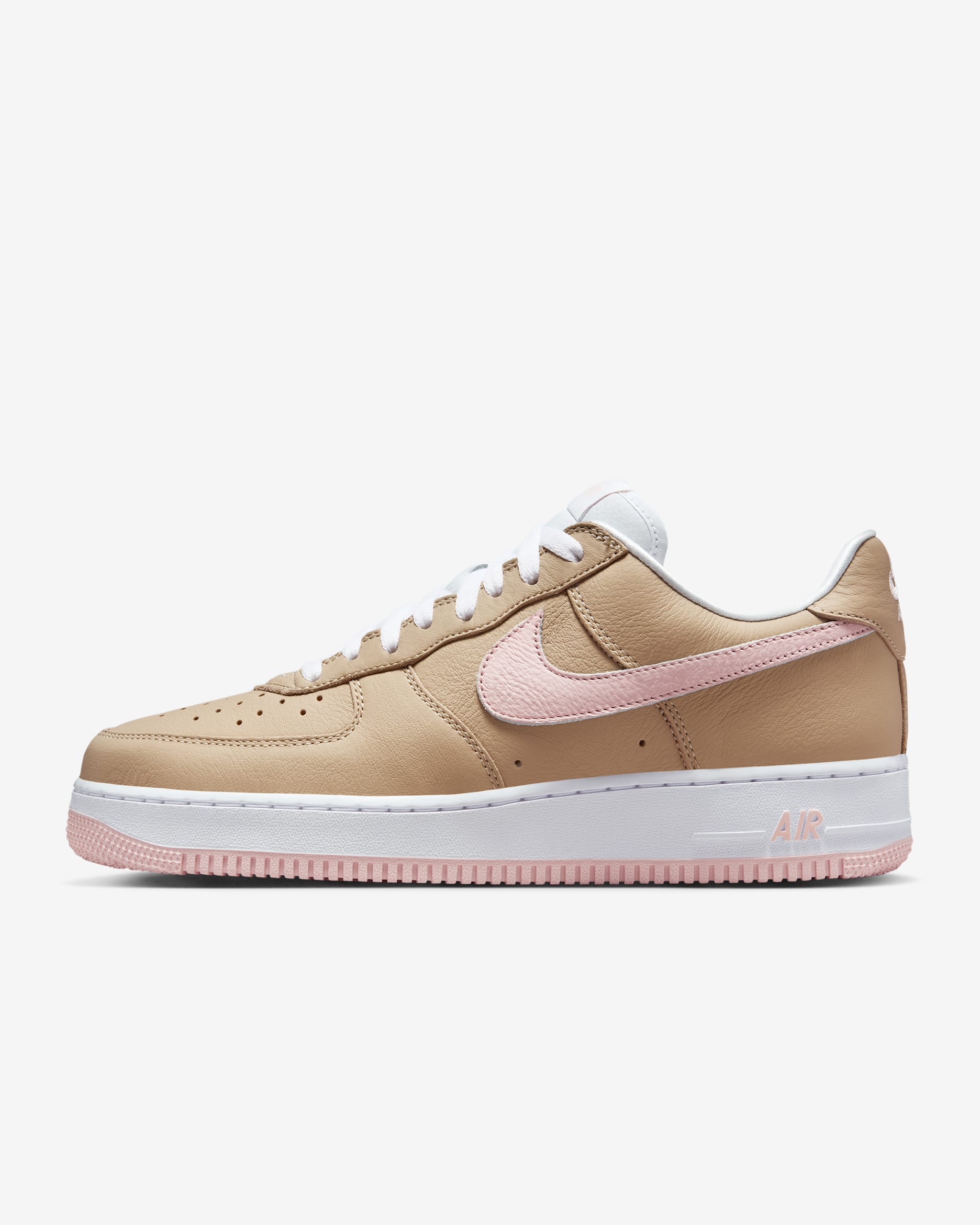 Nike Air Force 1 Low Retro Men's Shoes - Linen/True White/Atmosphere