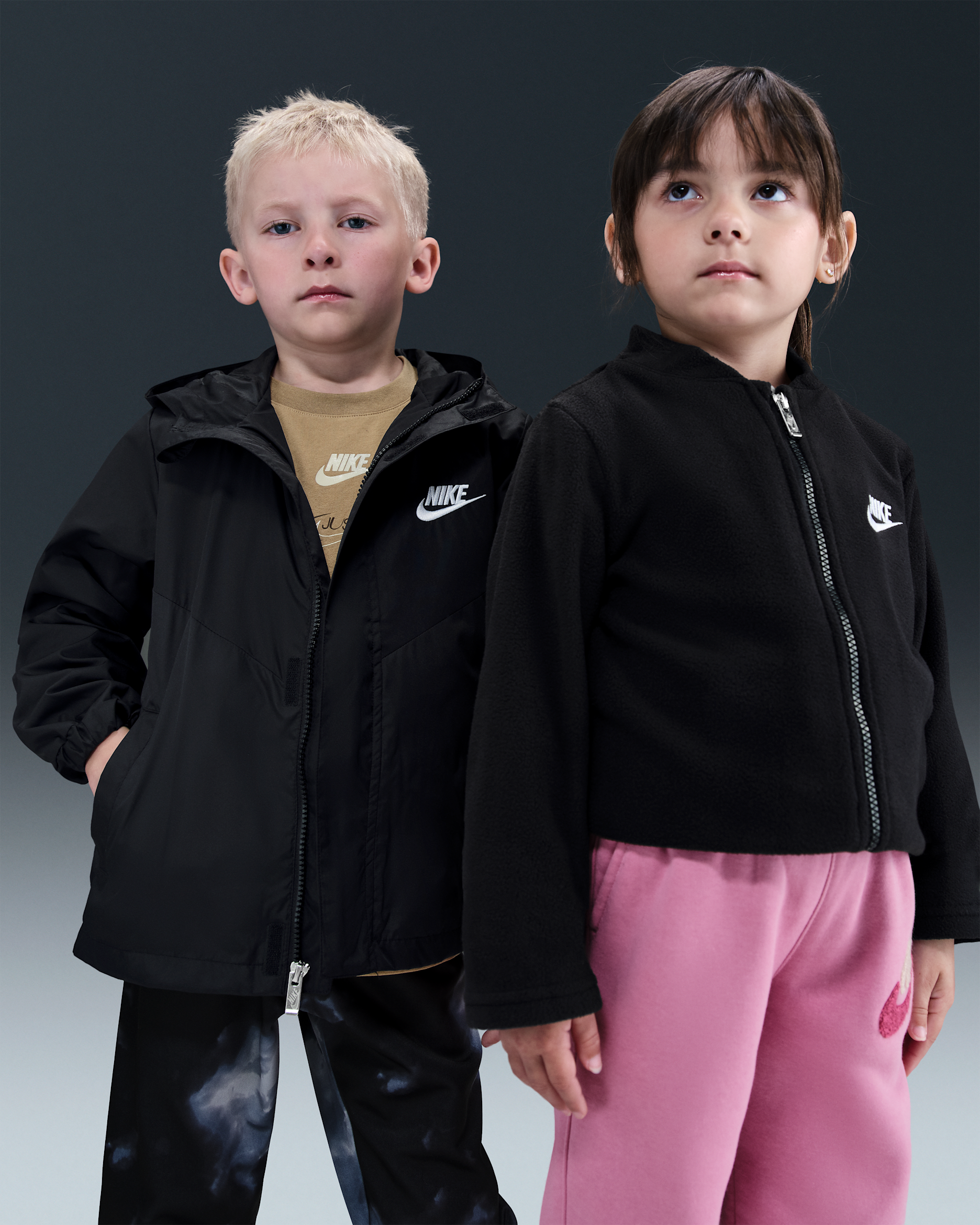 Nike Little Kids' System Jacket - Black