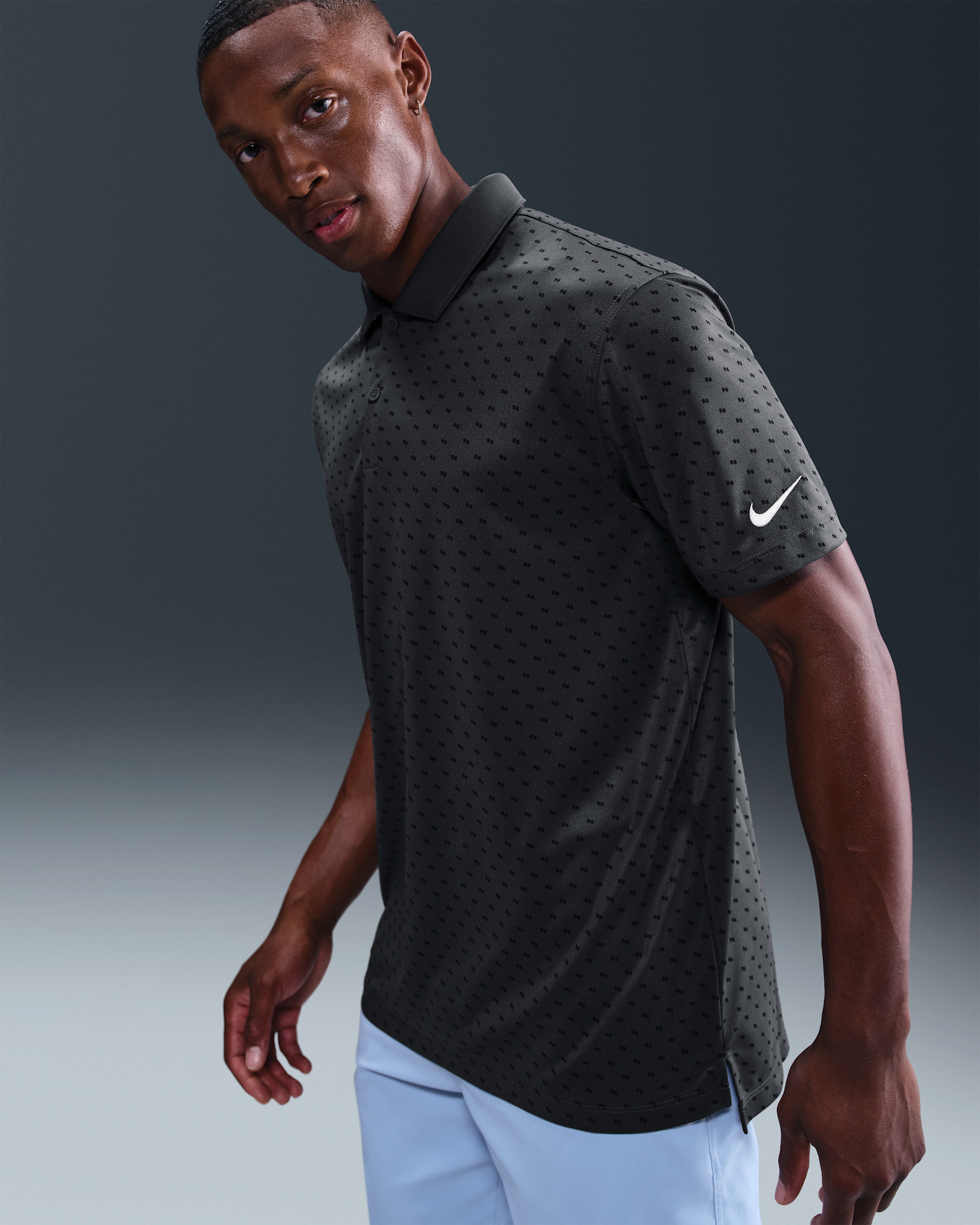 Nike Victory Men's Dri-FIT Polo - Anthracite/White