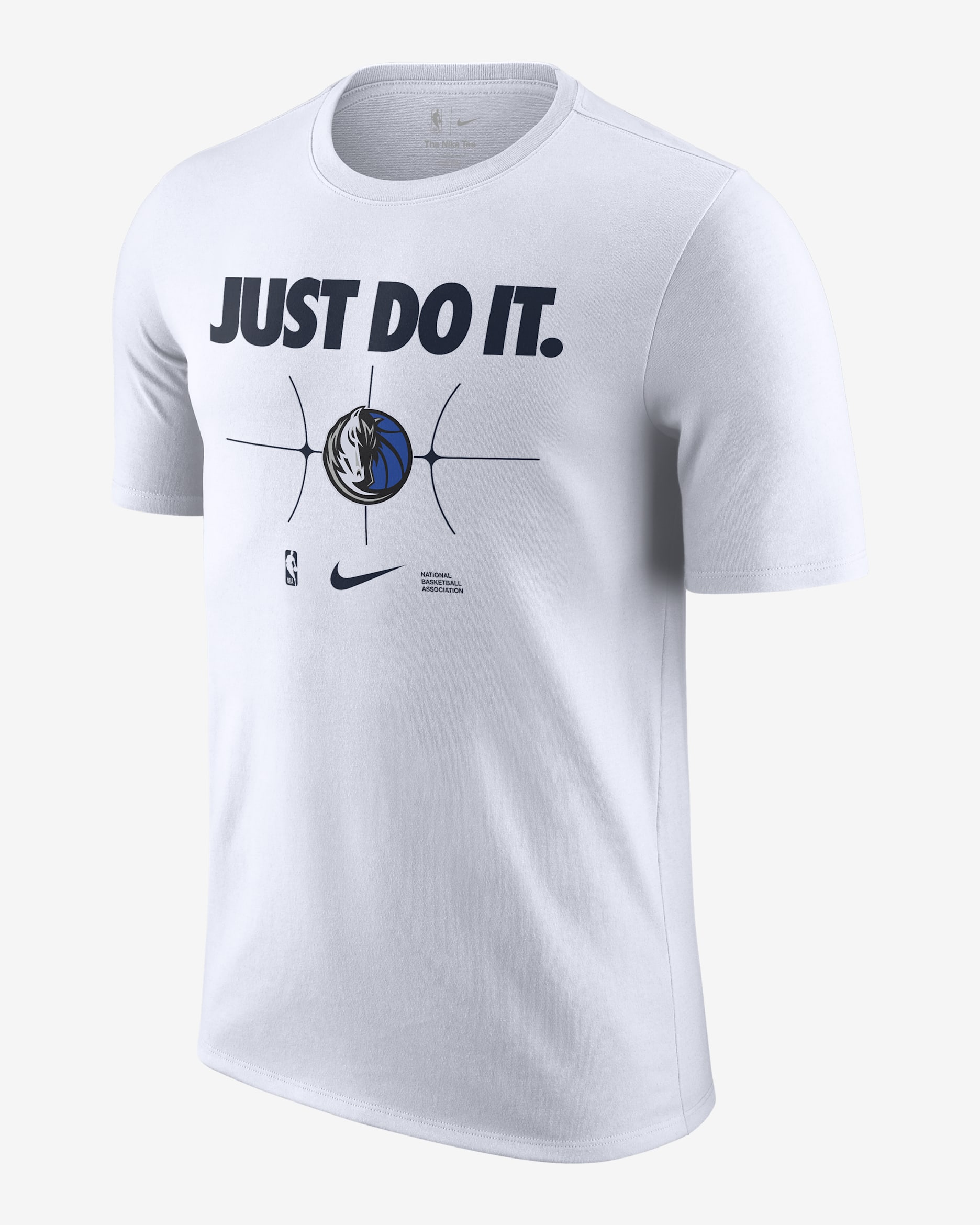 Dallas Mavericks Essential Men's Nike NBA T-Shirt - White