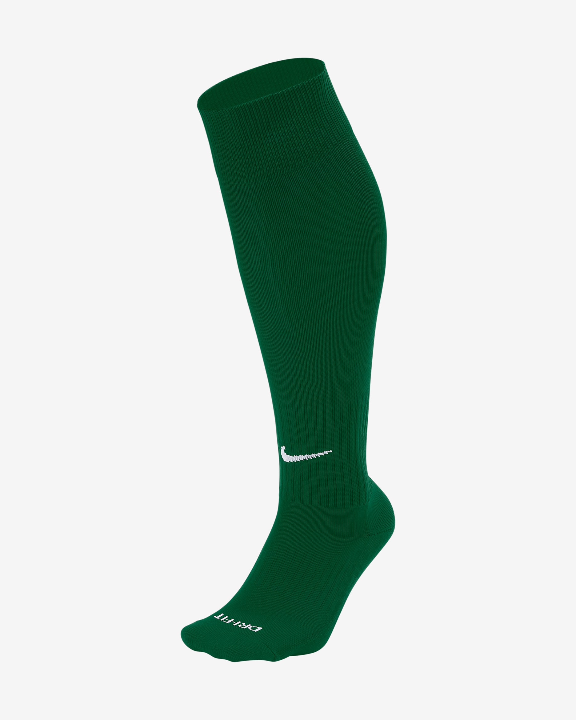 Nike Classic 2 Cushioned Over-the-Calf Socks - Pine Green/White