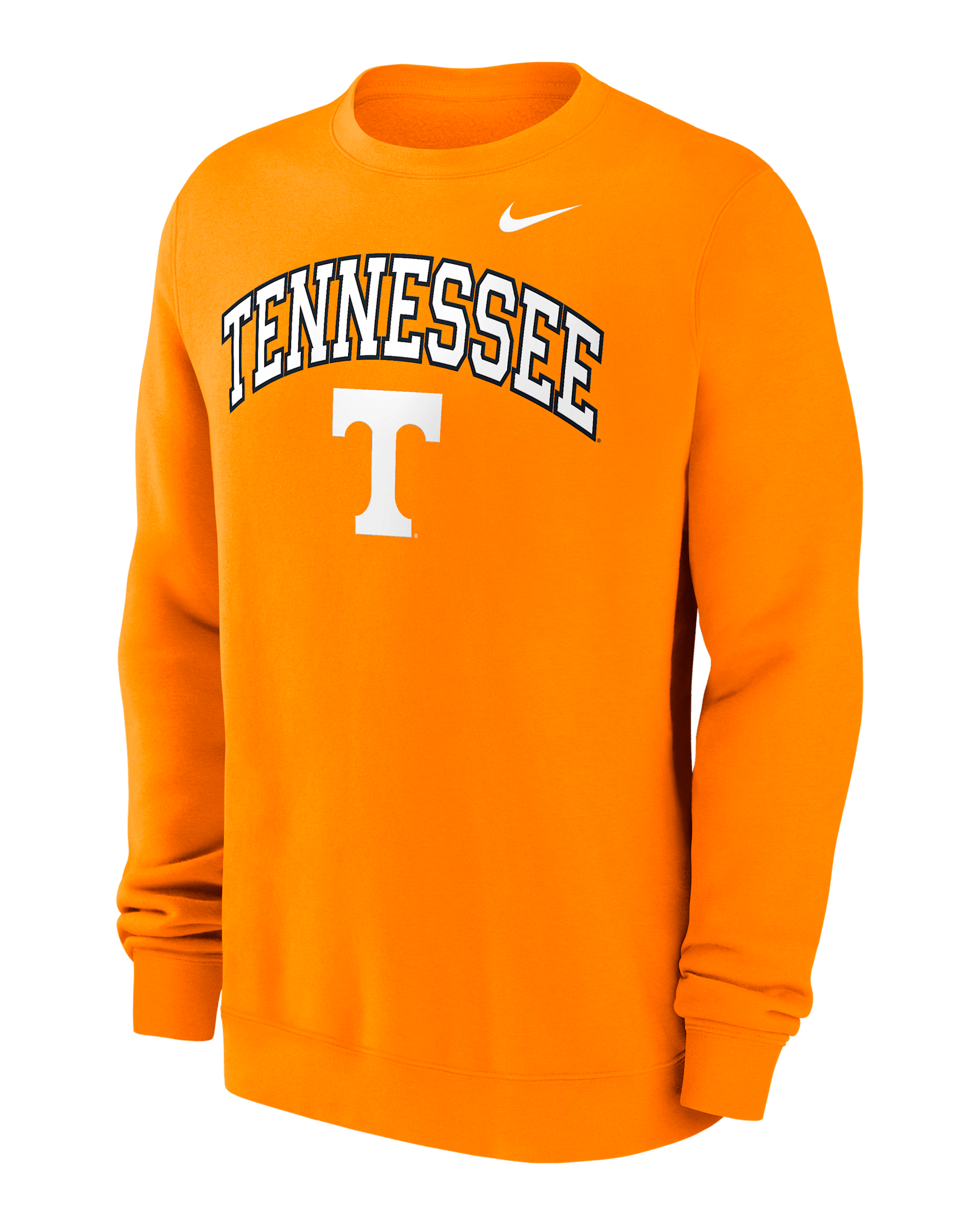 Tennessee Arch Men's Nike College Pullover Crew - Team Orange