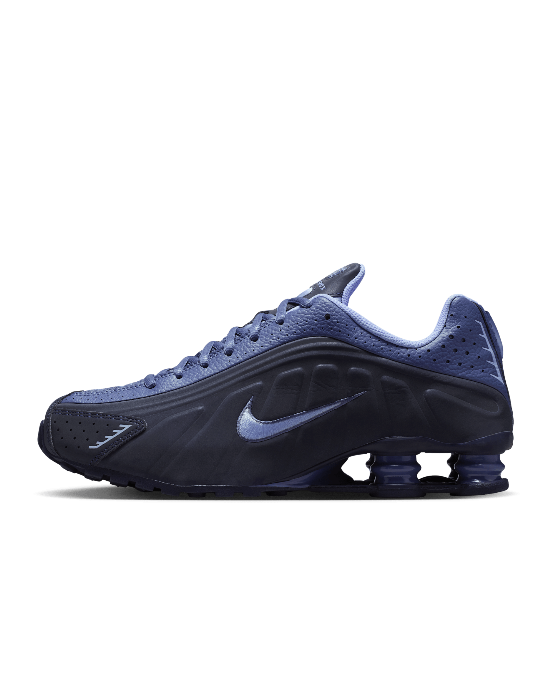Nike Shox R4 Schuh (Herren) - Obsidian/Diffused Blue/Aluminum