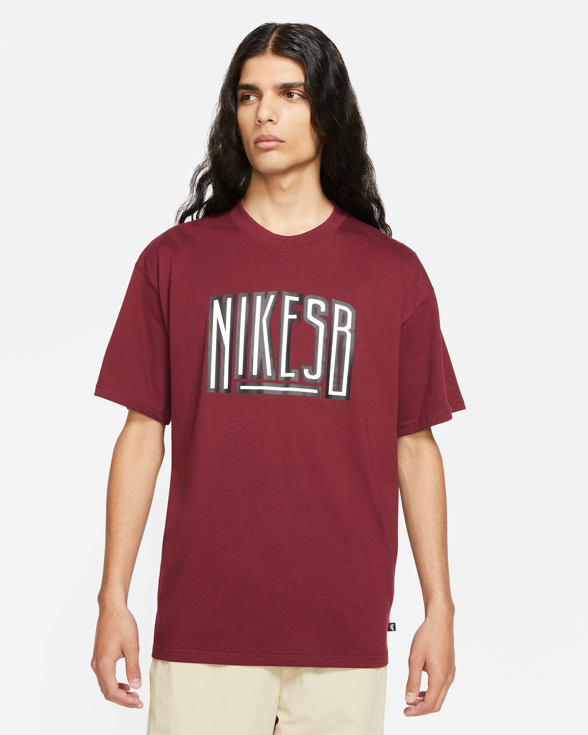Nike SB Skate T-Shirt - Dark Beetroot