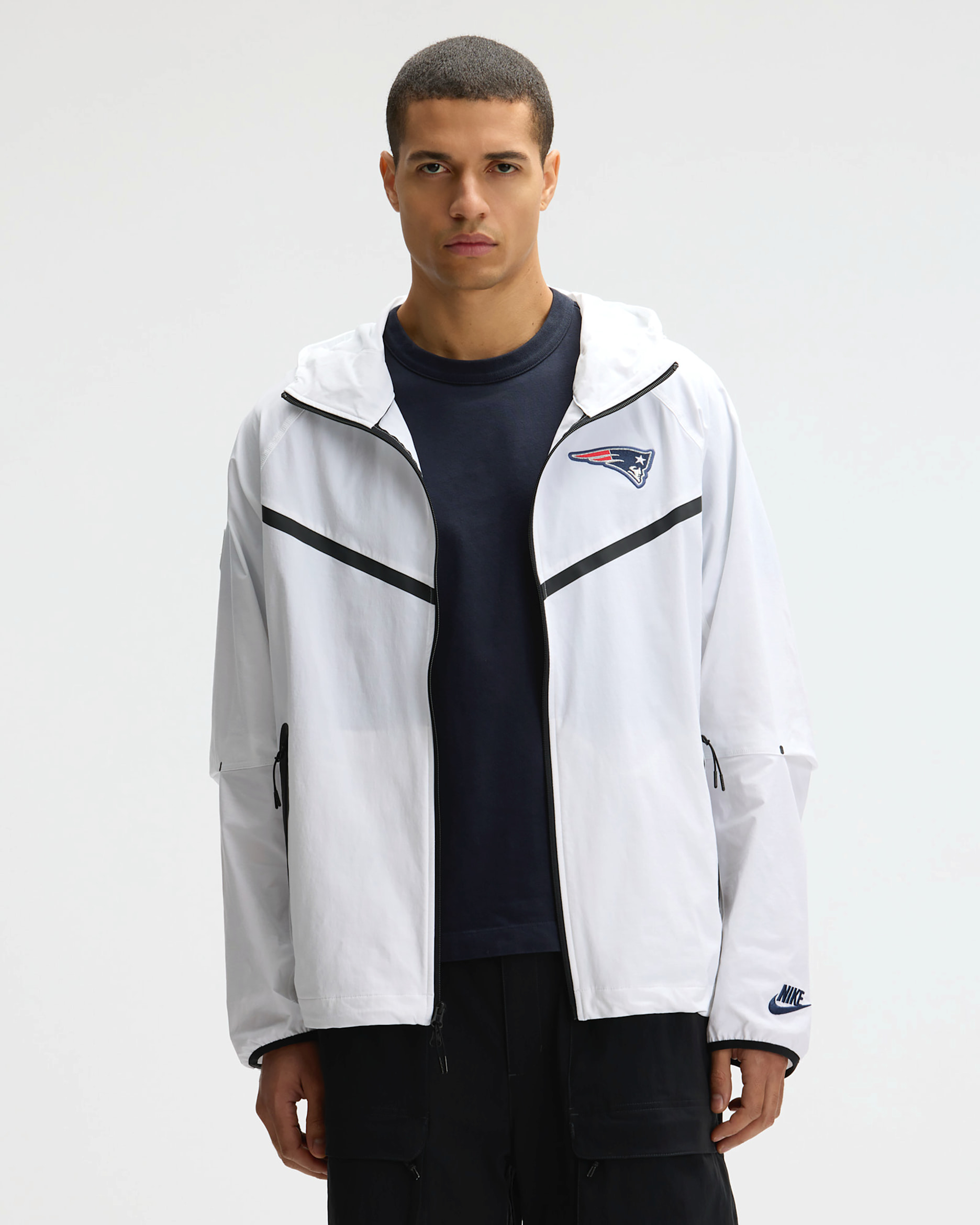 New England Patriots Rivalries Collection Tech Men's Nike NFL Full-Zip Jacket - White