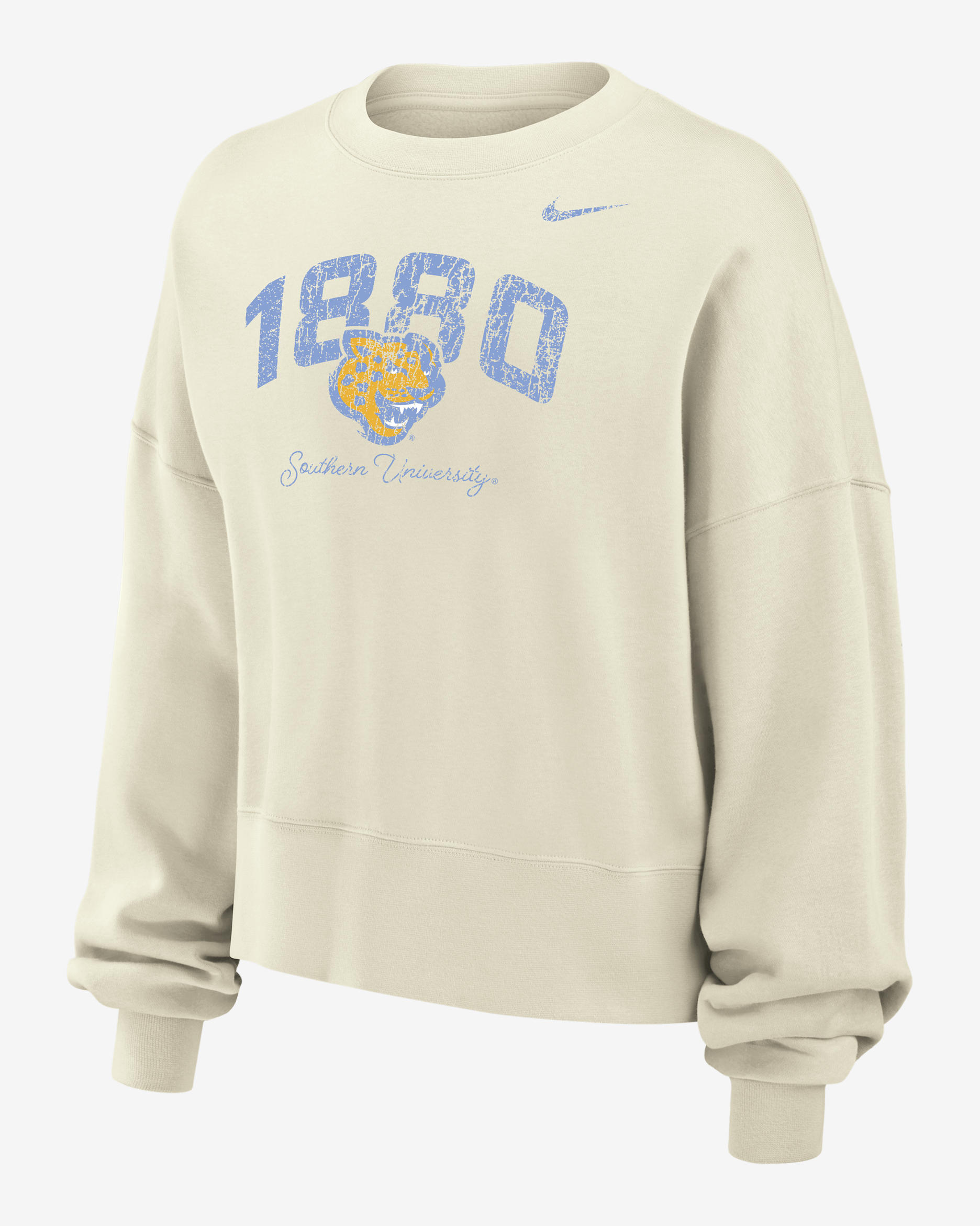 Nike College Phoenix Fleece (Southern University and A&M) Women's Crew-Neck Sweatshirt - Sail