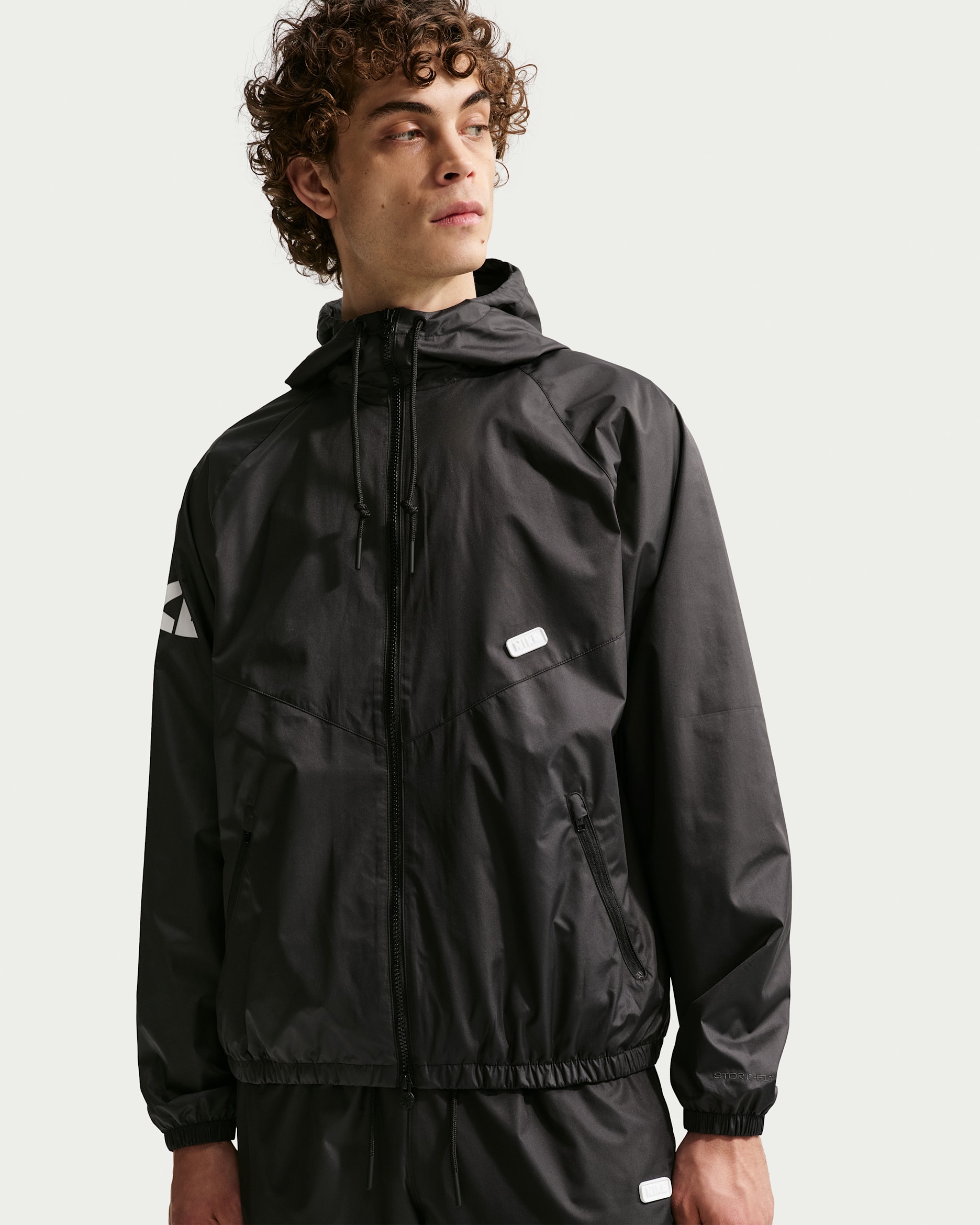Nike Windrunner Men's Graphic Woven Jacket - Black/White