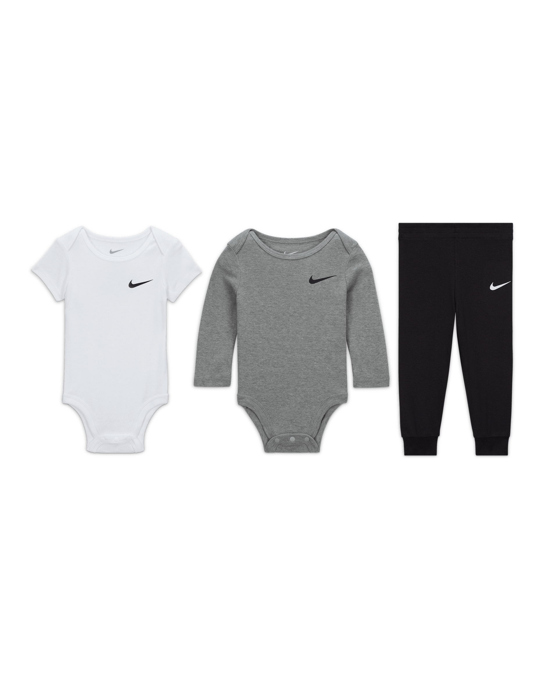 Nike Baby Essentials Baby (0-9M) 3-Piece Pants Set - Black