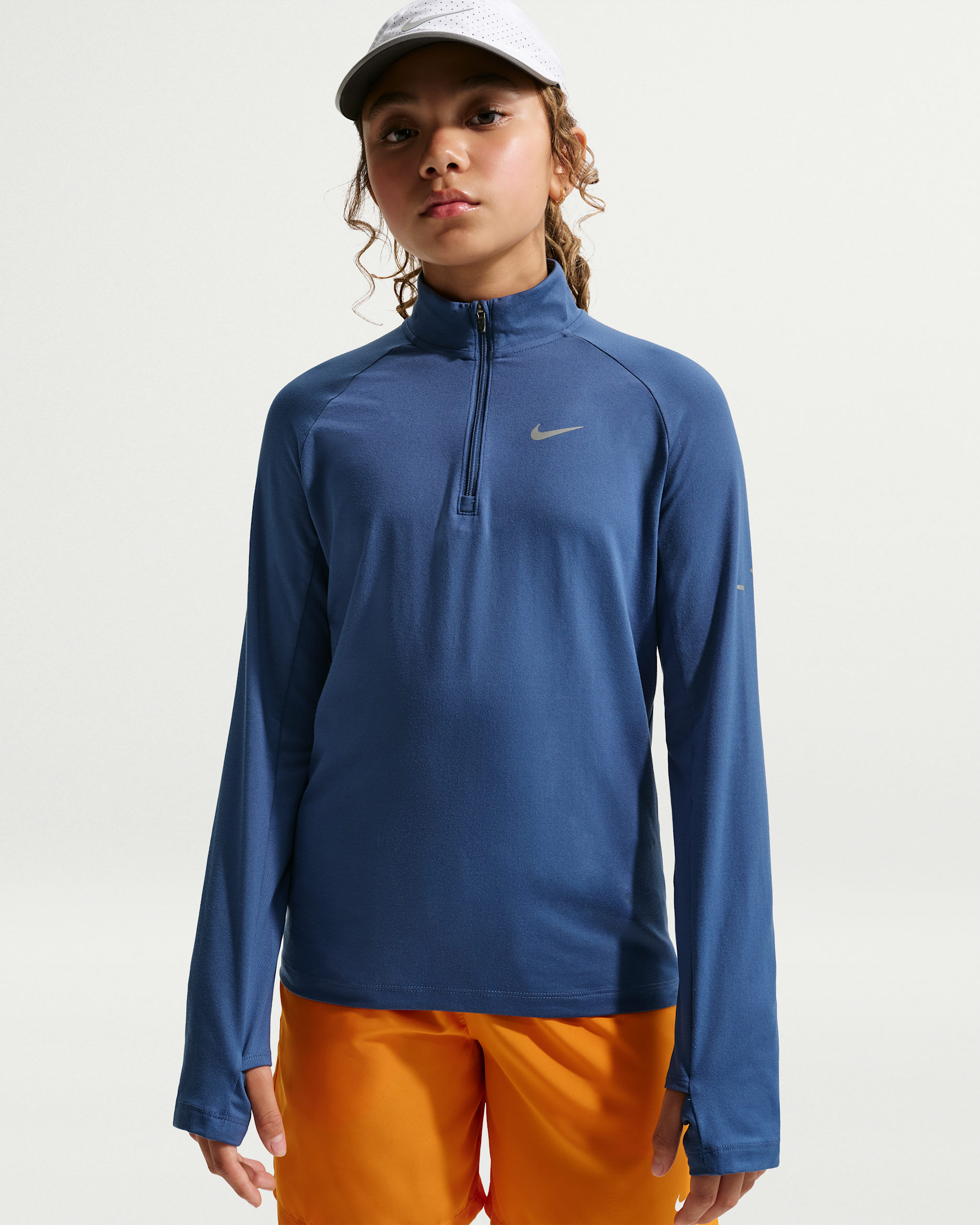 Nike Stride Kids' Dri-FIT 1/2-Zip Top - Mystic Navy