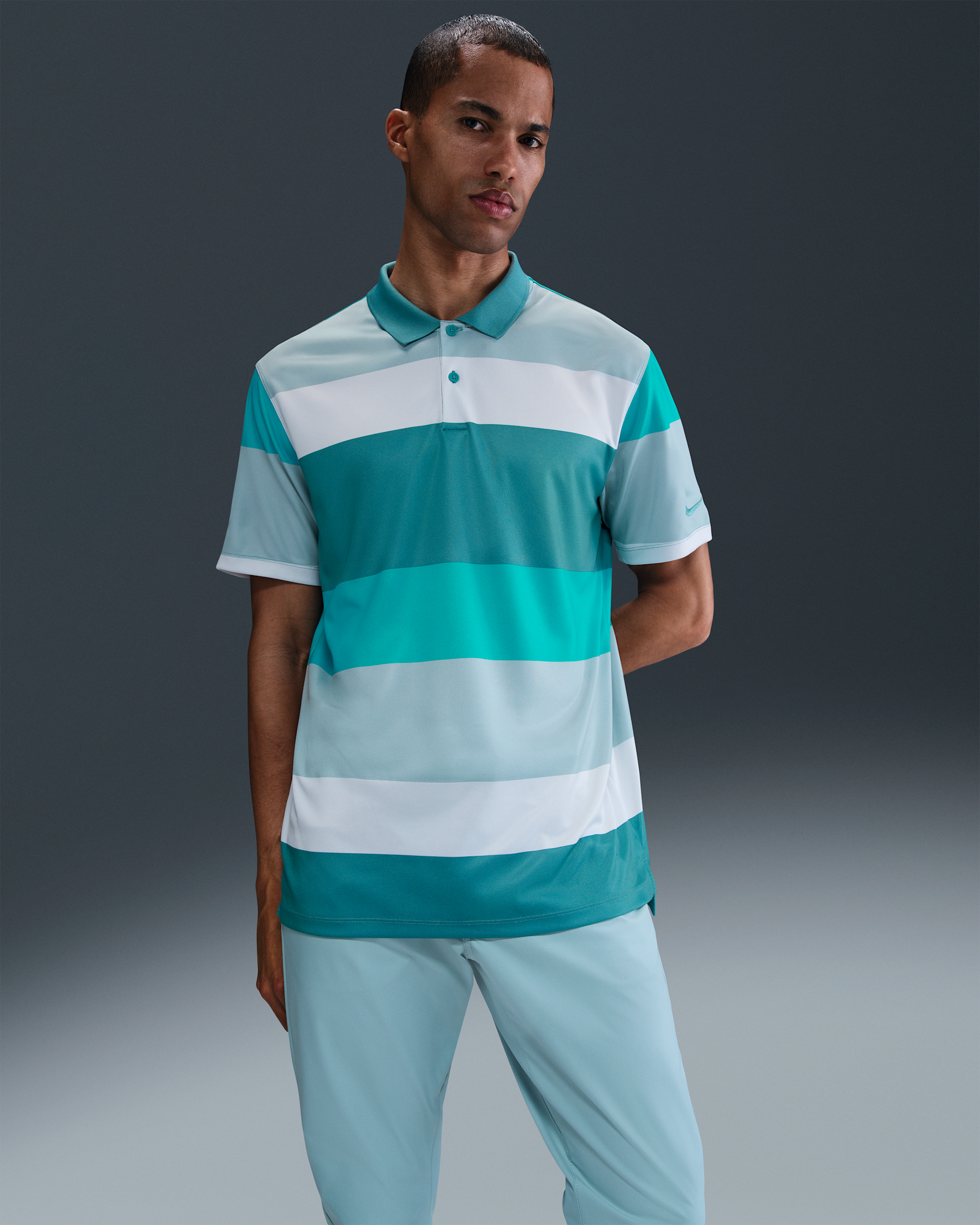 Nike Victory+ Men's Dri-FIT Golf Polo - Mineral Teal/Mineral Teal/Mineral Teal