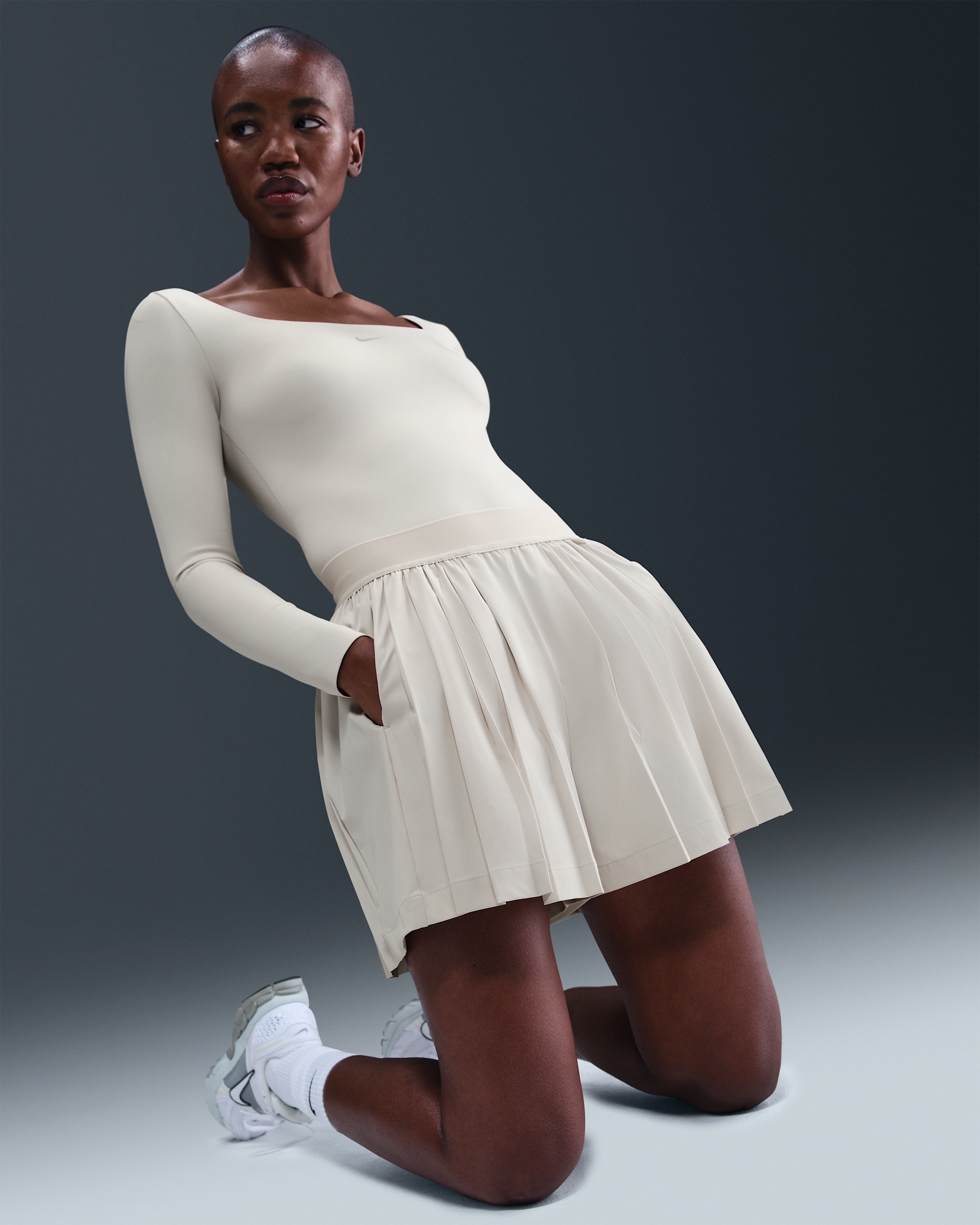 Nike 24.7 PerfectStretch Women's Dri-FIT High-Waisted Loose Pleated Skort