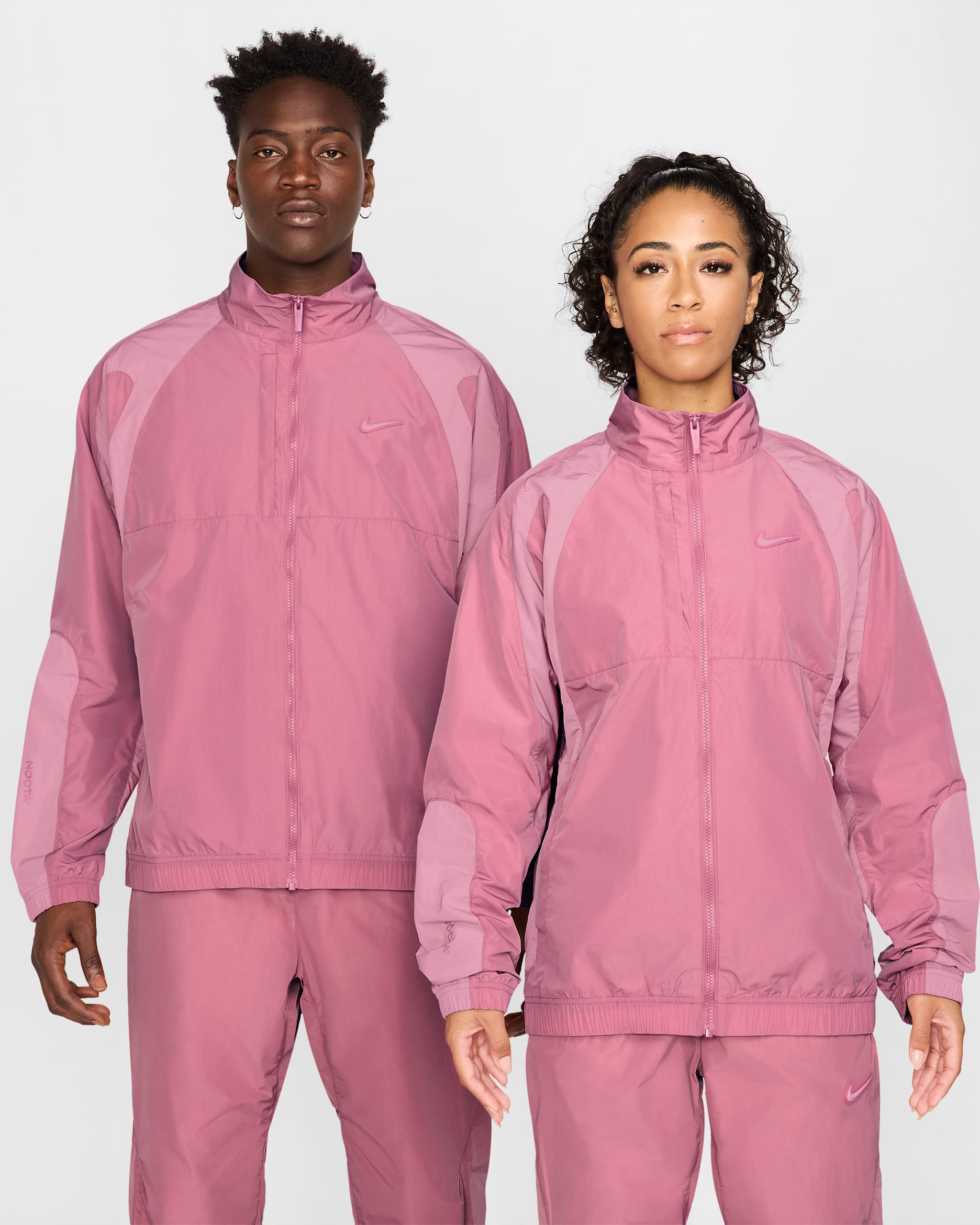 NOCTA Northstar nylon trainingsjack - Desert Berry/Elemental Pink/Elemental Pink