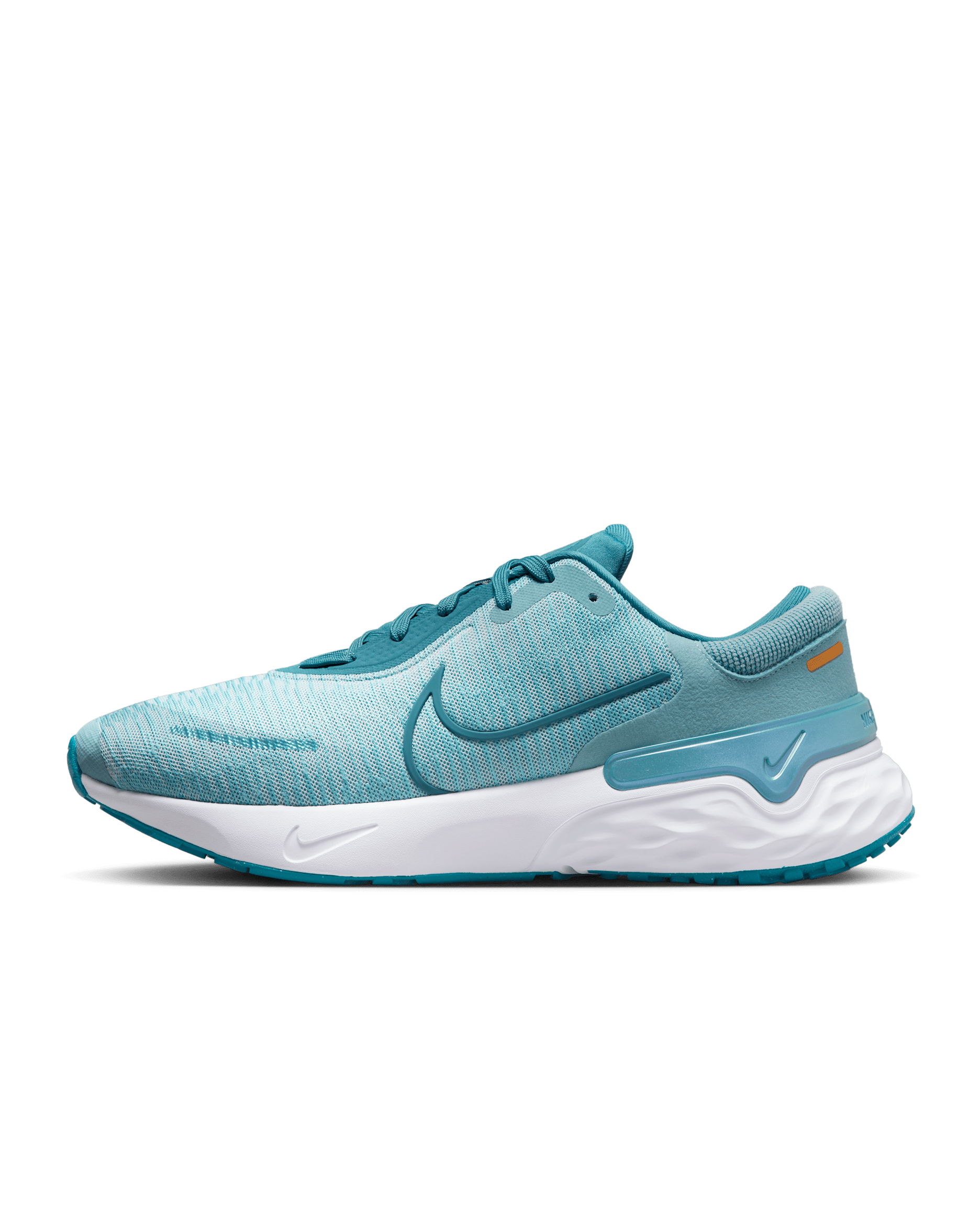 Nike Renew Run 4 Men's Road Running Shoes - Ocean Bliss/Green Abyss/Football Grey/Noise Aqua