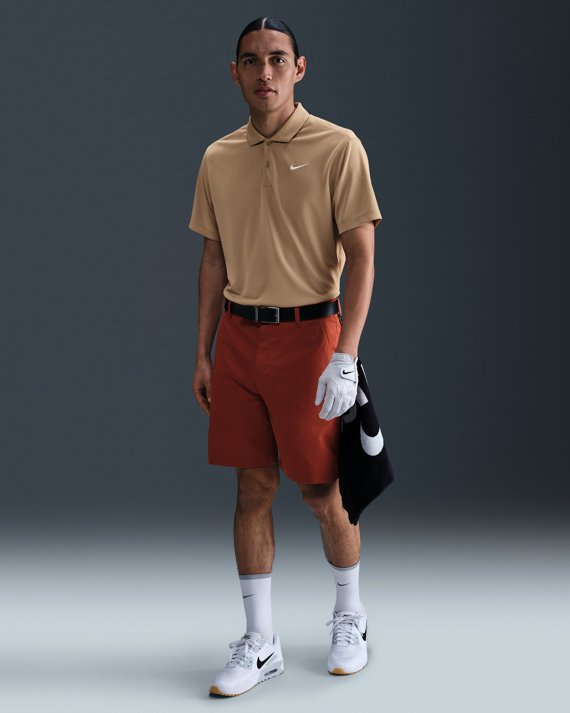 Nike Tour Men's 8" Chino Golf Shorts - Mars Stone/Mars Stone