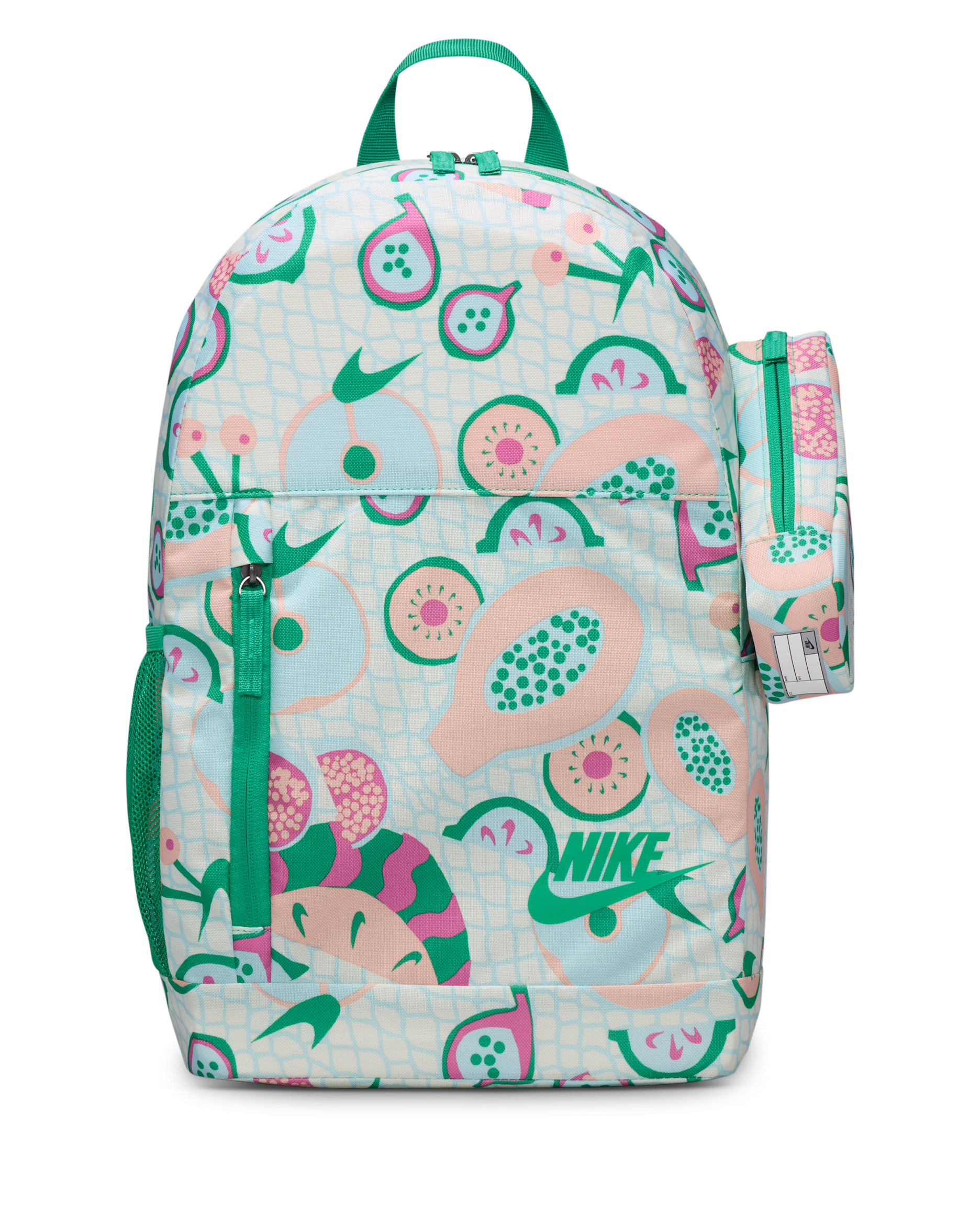 Mochila para niños talla grande (20 L) Nike Elemental - Vela/Verde estadio/Verde estadio