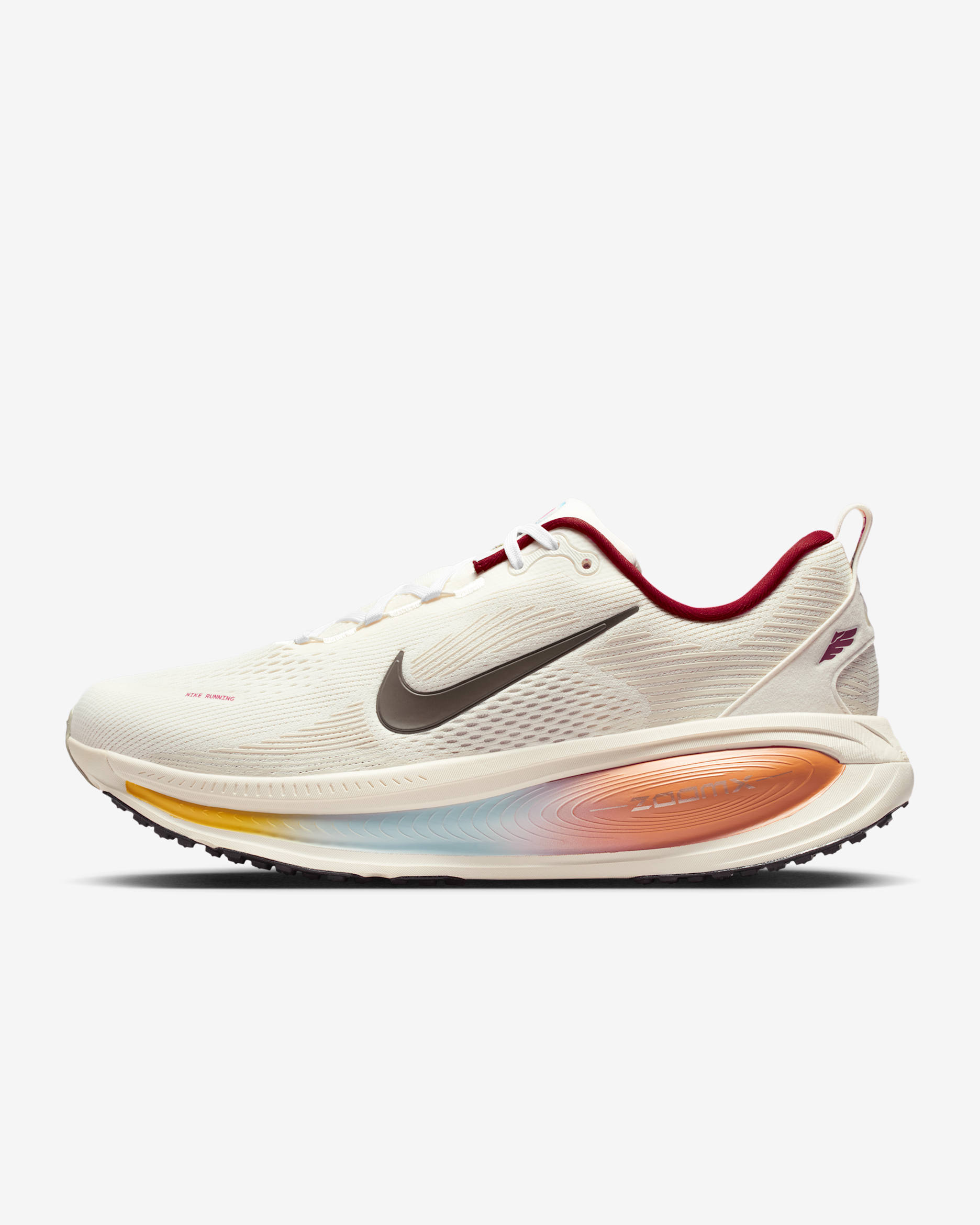 Nike Vomero 18 Men's Road Running Shoes - White/Phantom/Team Crimson/Dark Hazel