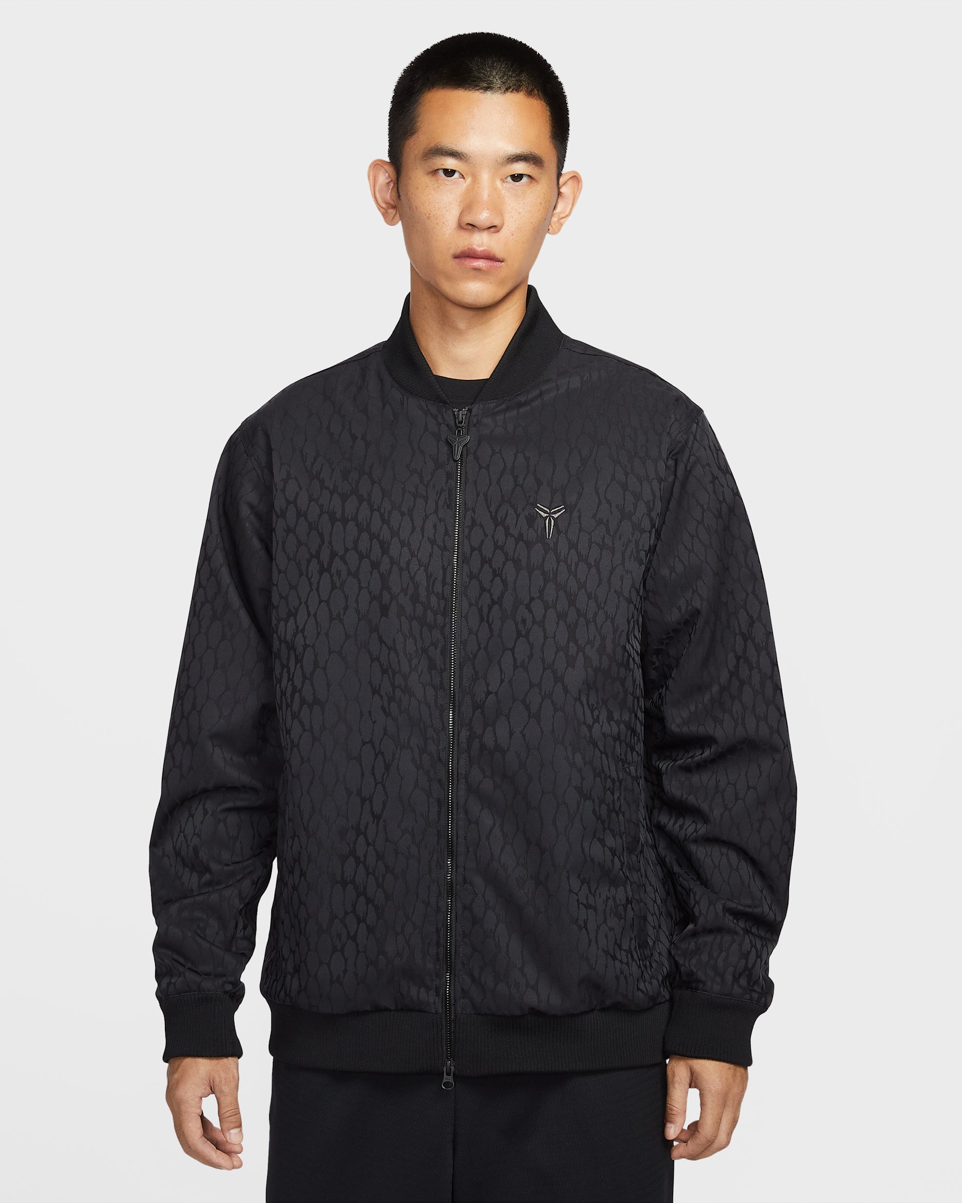 コービー ナイキ バスケットボール ボンバージャケット - ブラック/ミディアムアッシュ