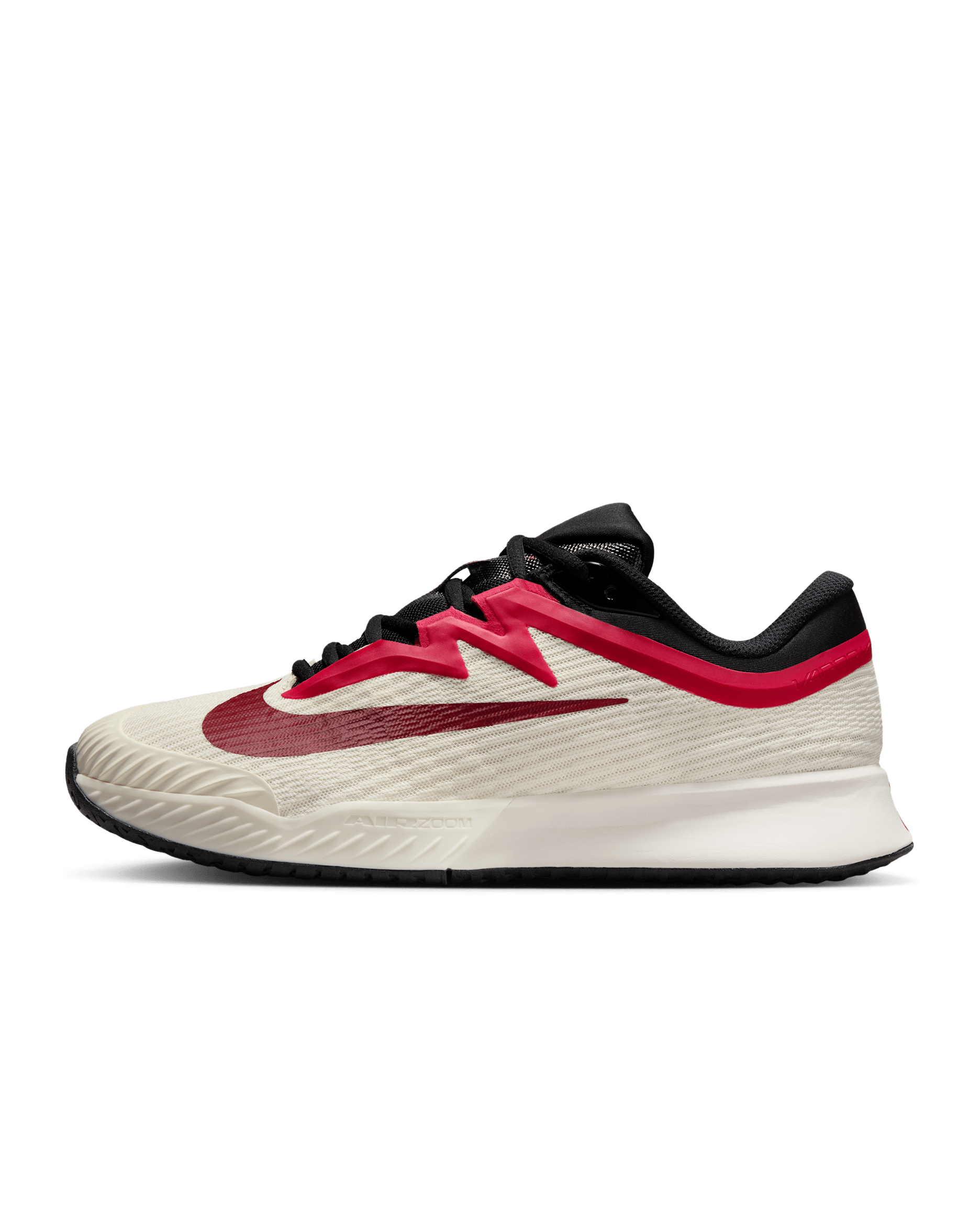 Nike Vapor Pro 3 Women's Hard Court Tennis Shoes - Pale Ivory/Sail/Team Red/Rush Pink