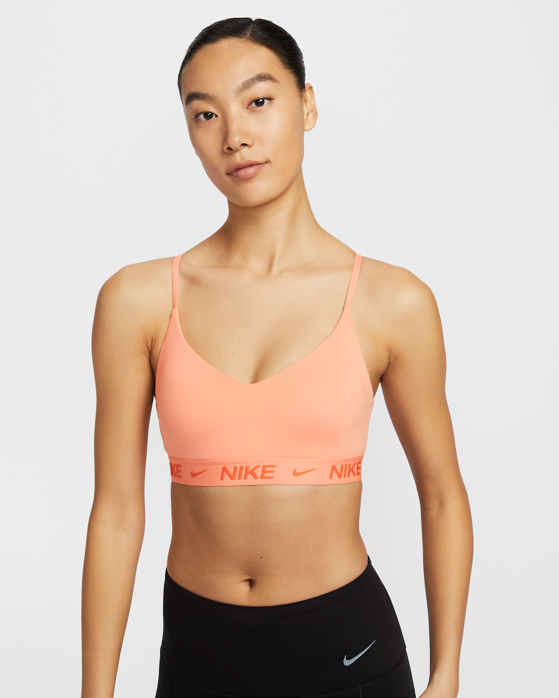 Nike Indy Light-Support Women's Padded Adjustable Sports Bra - Apricot Agate/Apricot Agate
