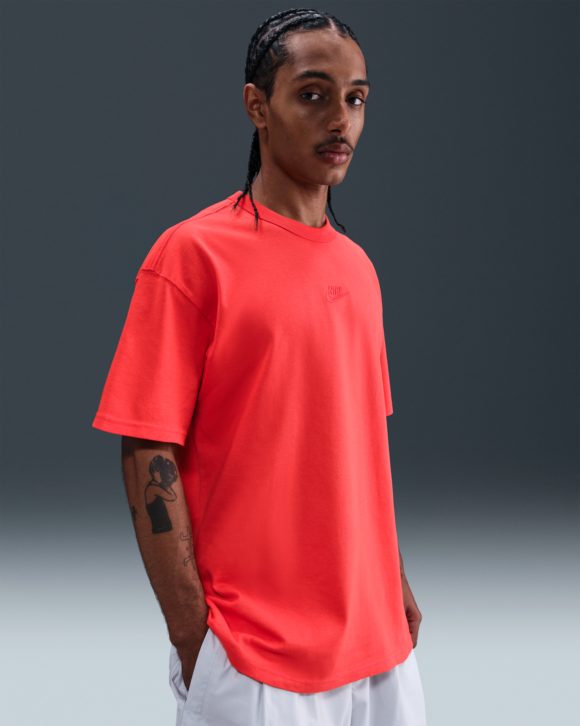 Nike Sportswear Premium Essentials Men's T-Shirt - Light Crimson/Light Crimson