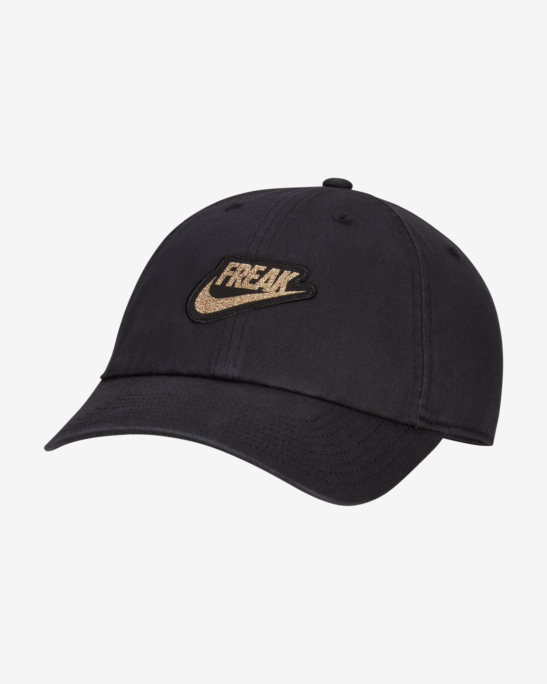 Nike Dri-FIT Giannis Heritage86 Basketball Cap - Black/Black/Dark Smoke Grey/Metallic Gold