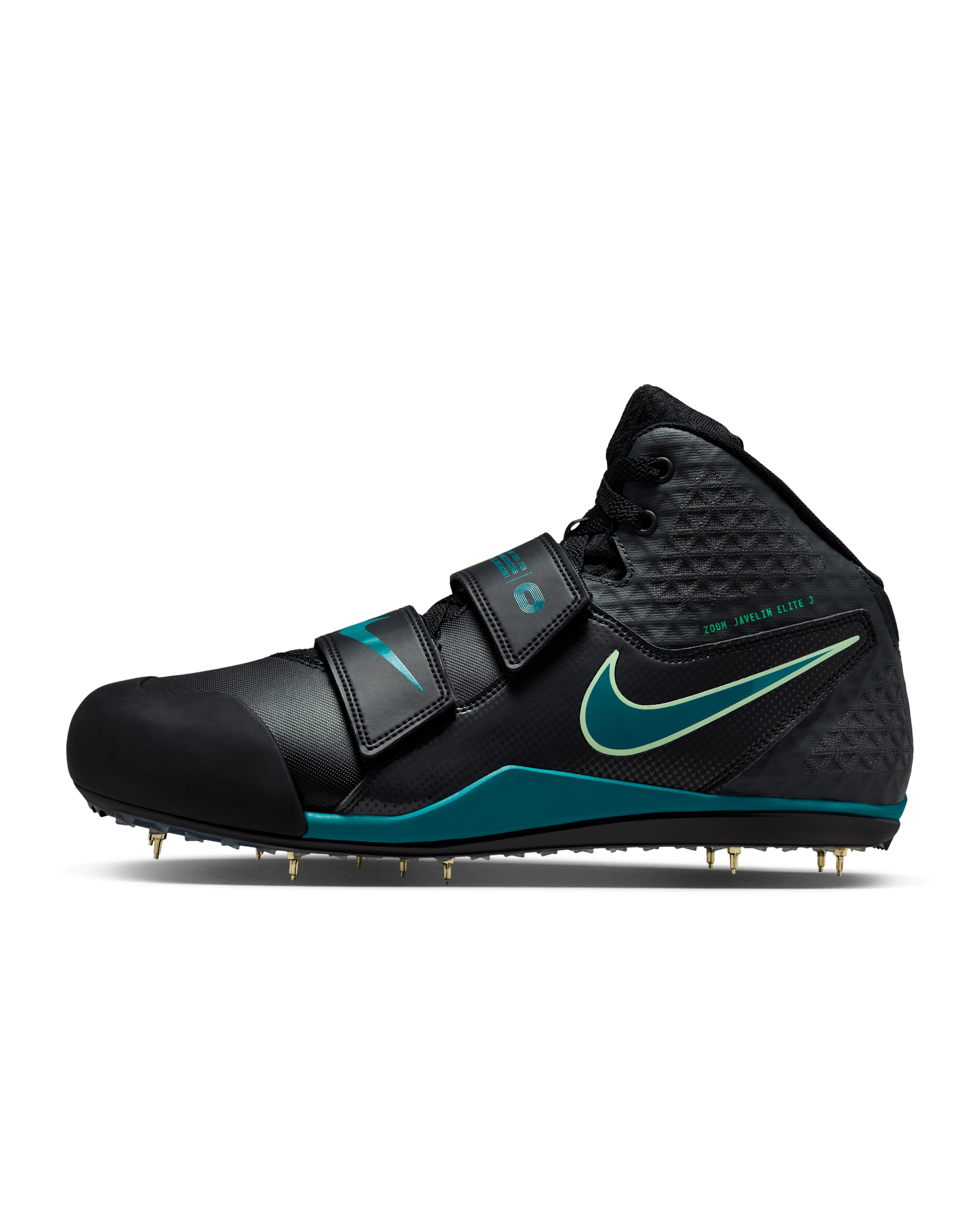 Nike Zoom Javelin Elite 3 Athletics Throwing Spikes - Black/Electric Algae/Vapour Green/Bright Spruce