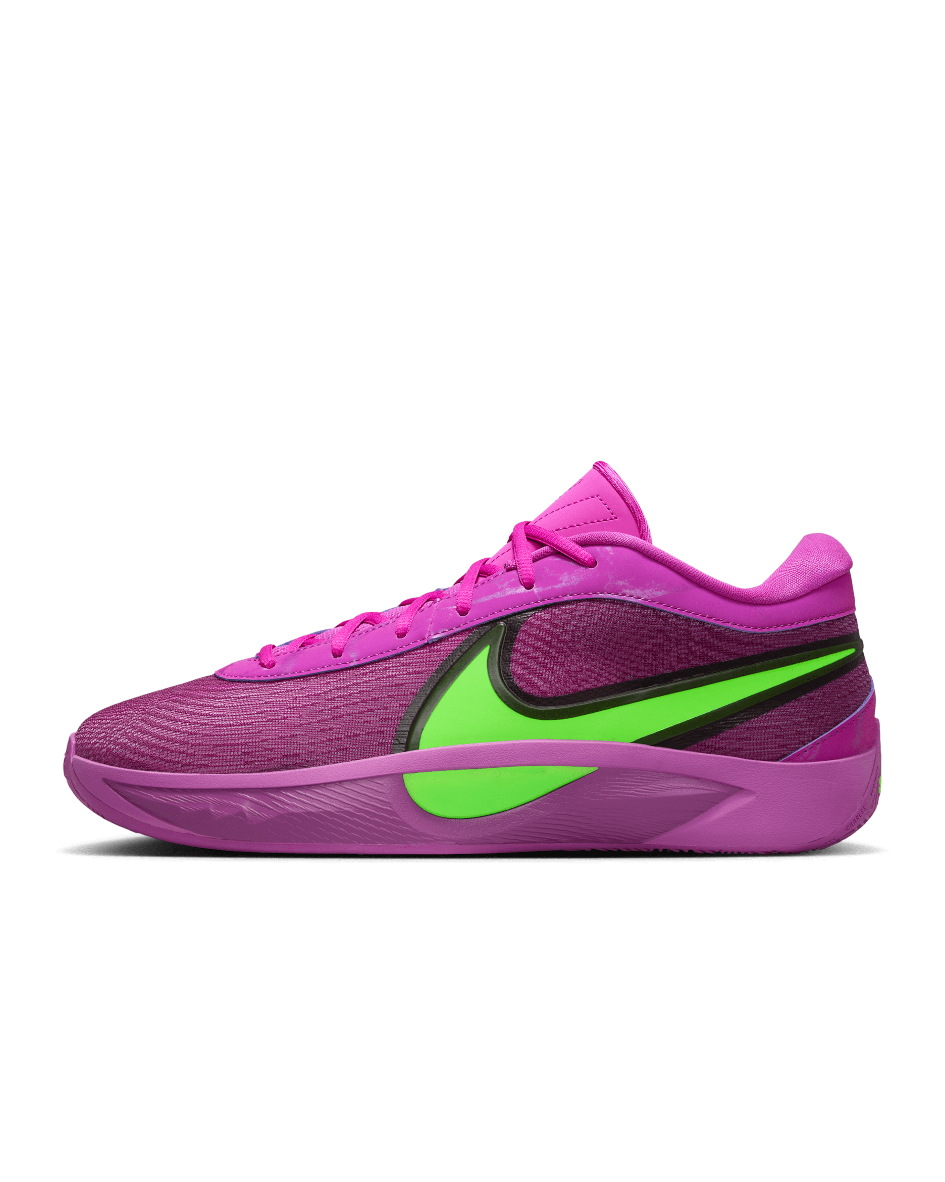 Tenis de básquetbol Giannis Freak 6 - Baya resaltado/Hipervioleta/Negro/Verde strike