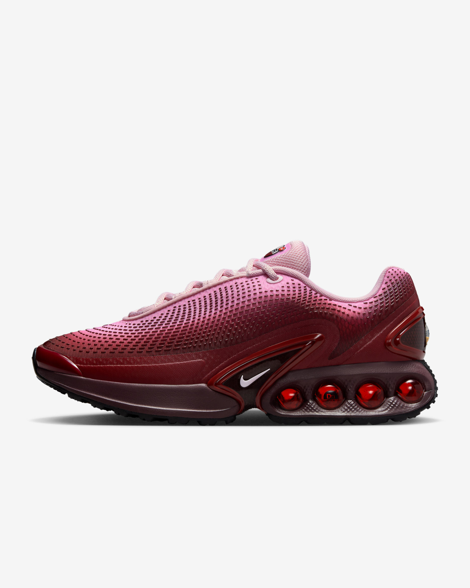 Nike Air Max Dn Women's Shoes - Team Red/Burgundy Crush/Black/Pink Foam