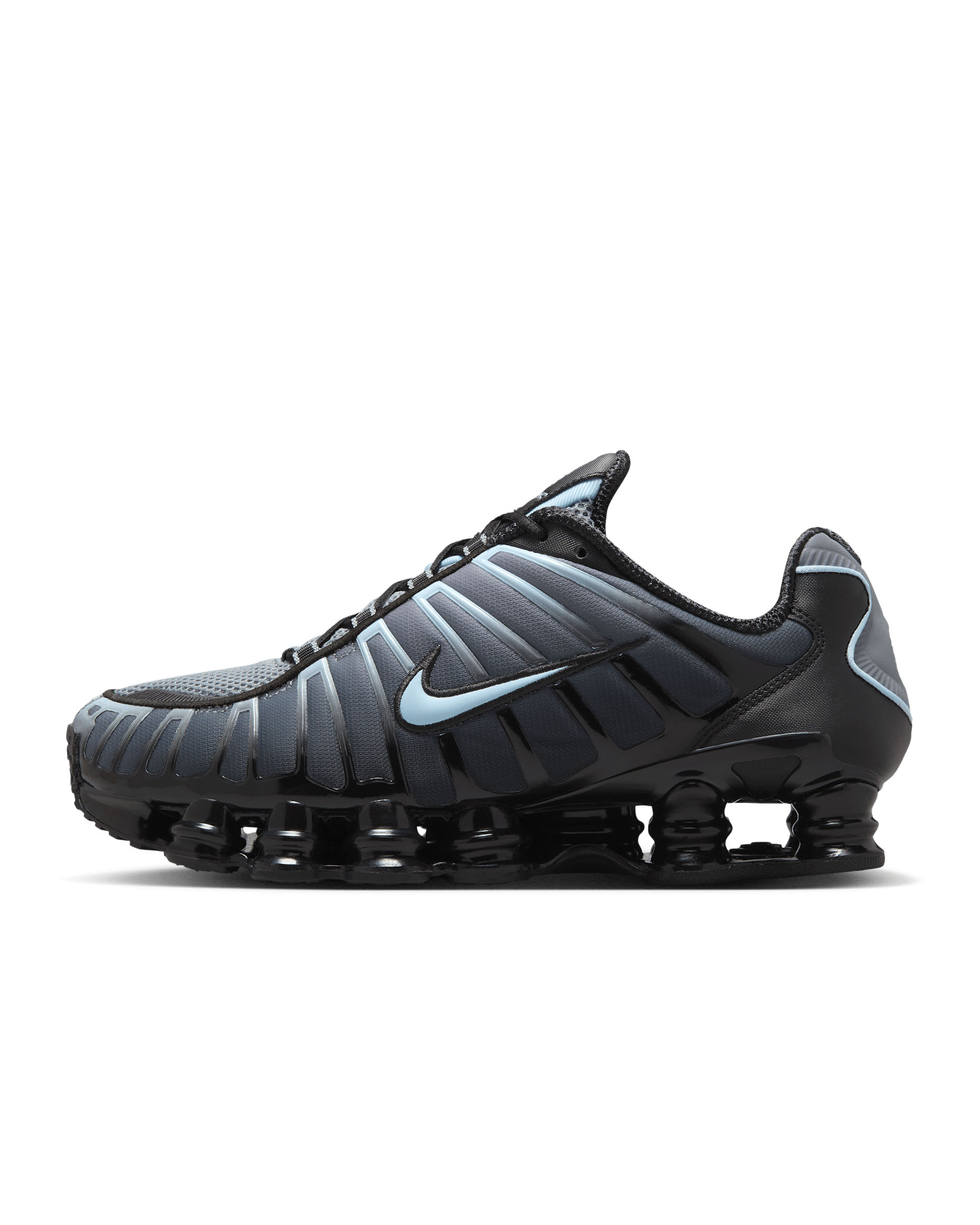 Nike Shox TL Men's Shoes - Black/Cool Grey/Celestine Blue
