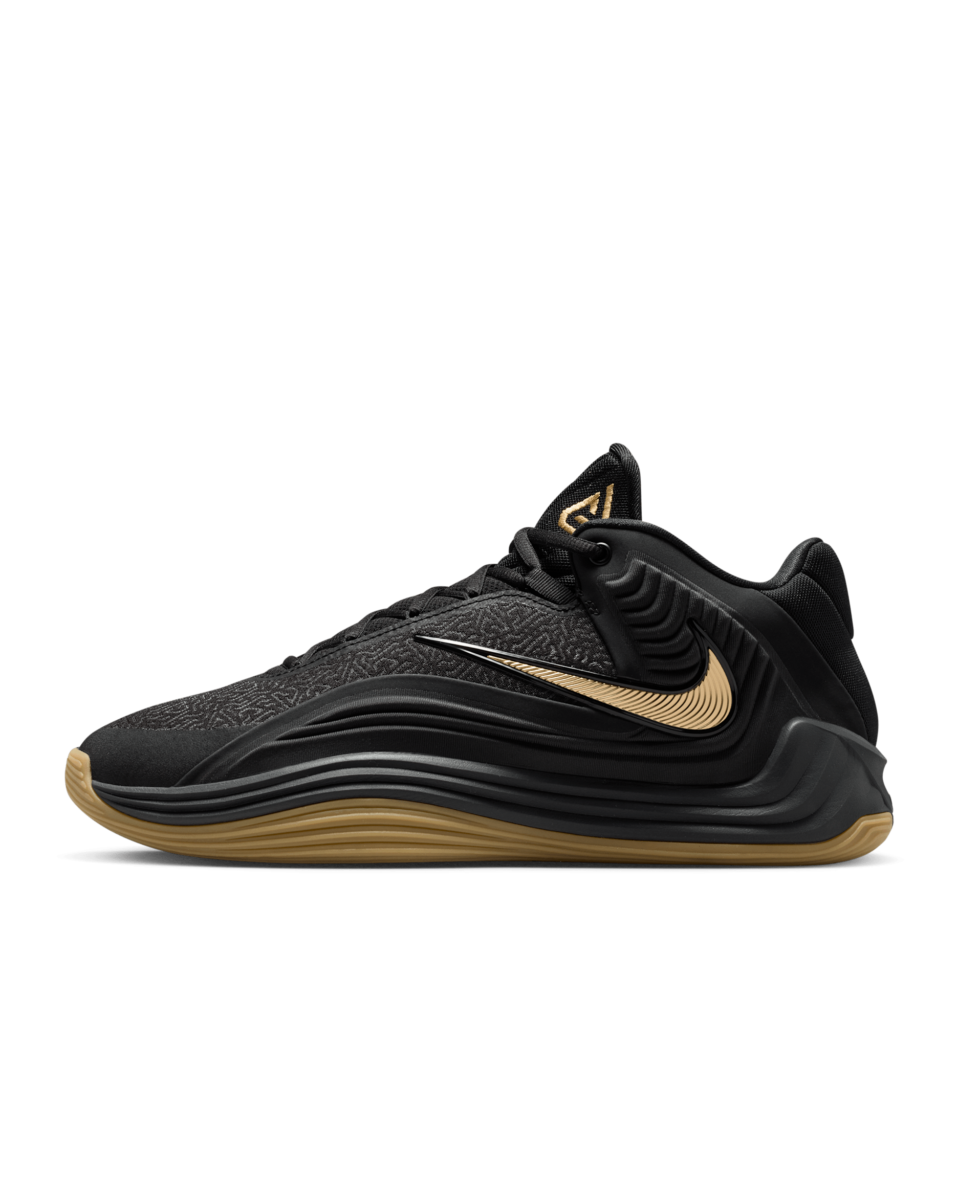 Giannis Freak 7 "Mythos" Basketball Shoes - Black/Off Noir/Gum Light Brown/Metallic Gold