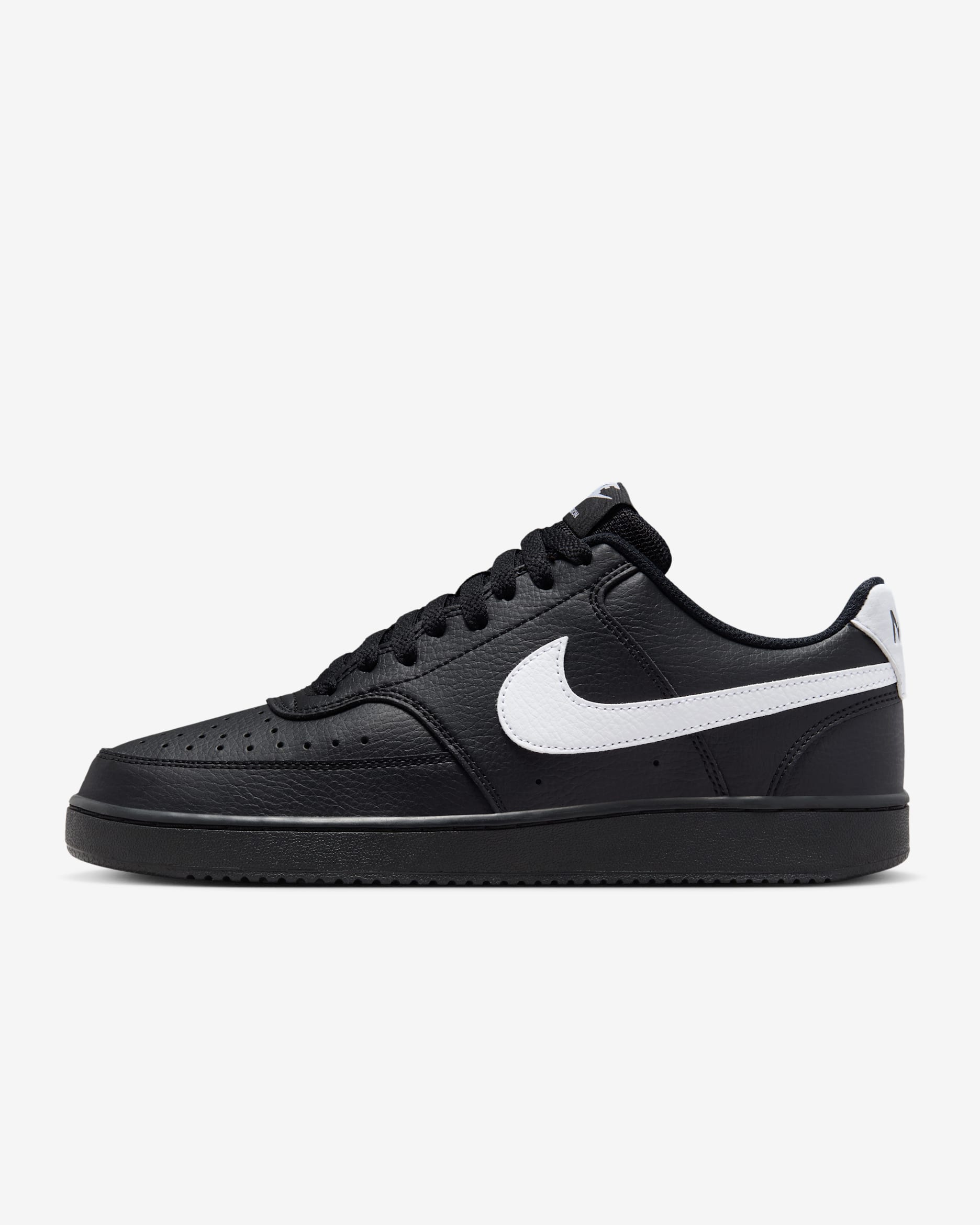 Tenis para hombre Nike Court Vision Low - Negro/Negro/Blanco