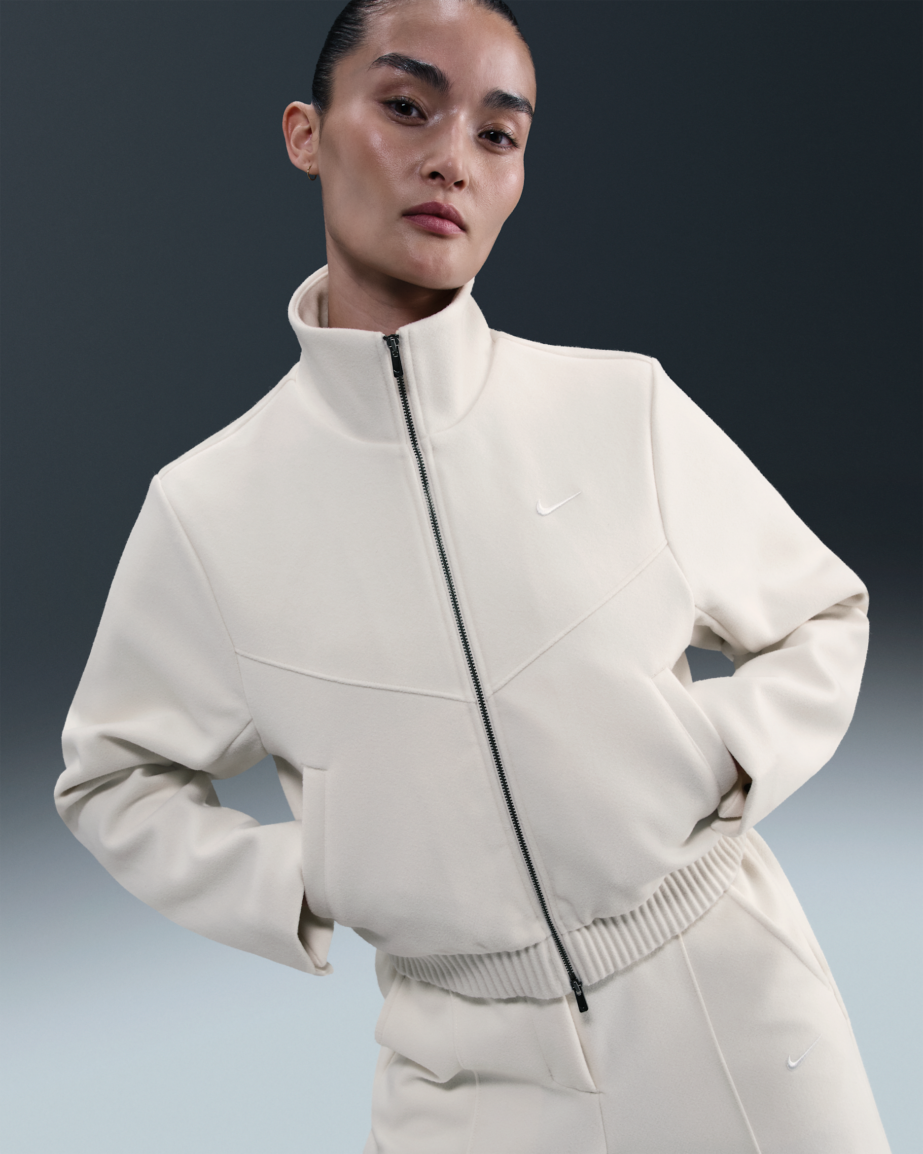 Nike Sportswear Windrunner Women's Tailored Jacket - Pale Ivory/Sail