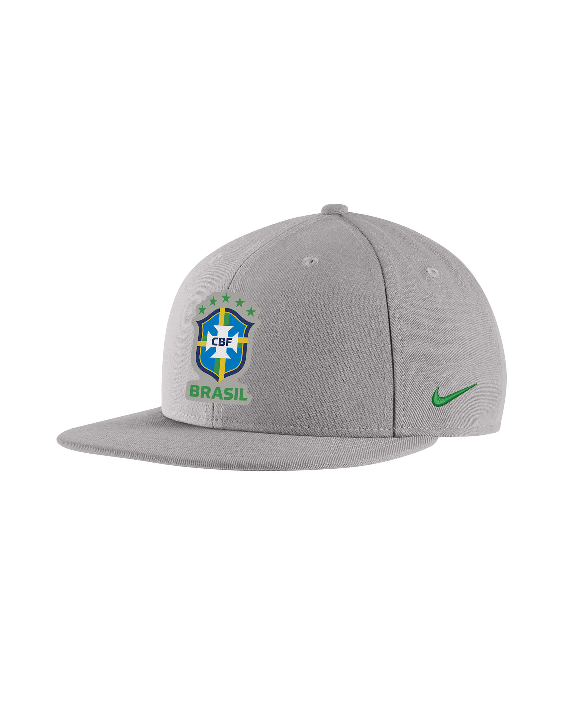 Brazil Pro Men's Snapback Hat - Grey
