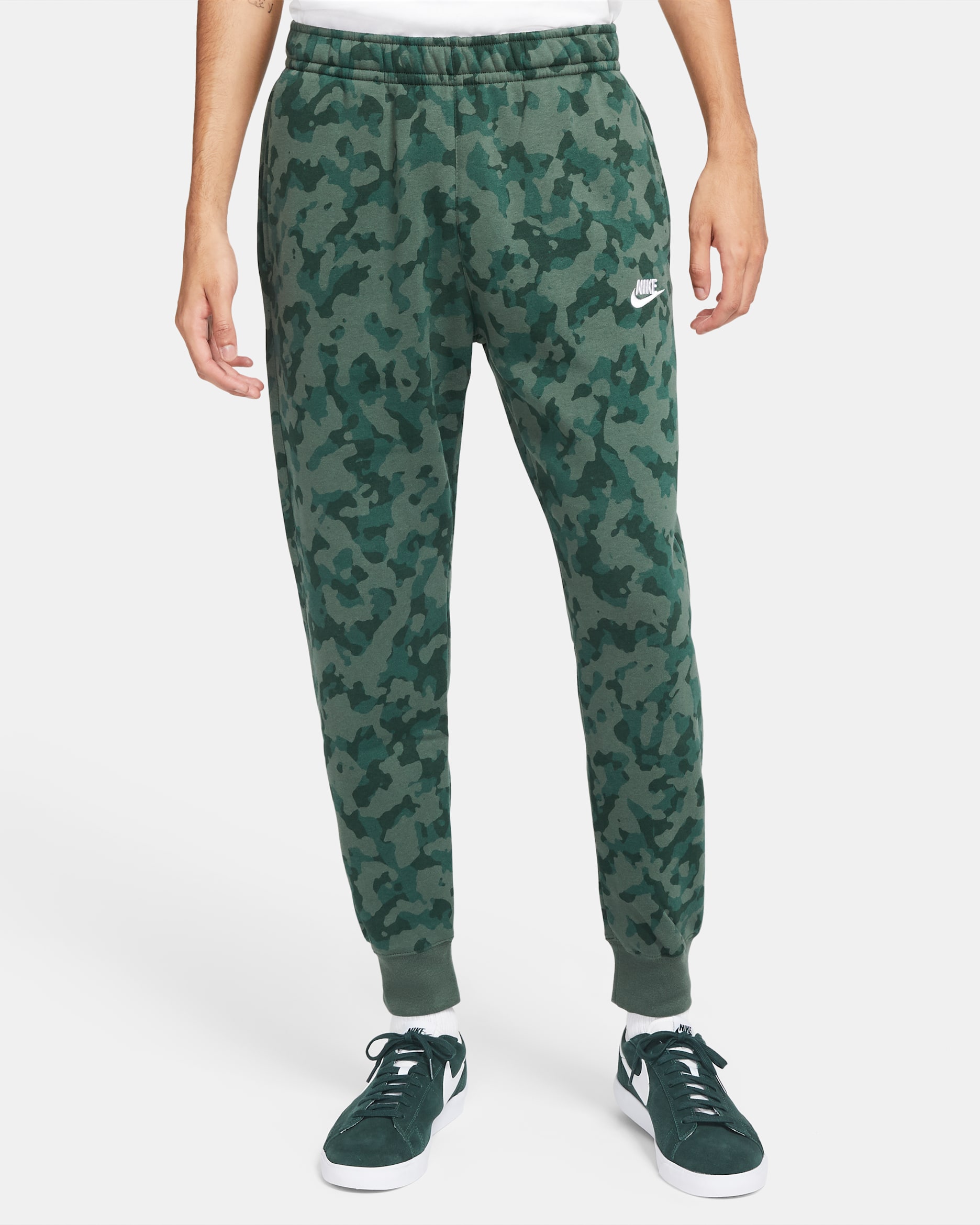 Nike Sportswear Club Fleece Men's Joggers - Galactic Jade/Galactic Jade/White