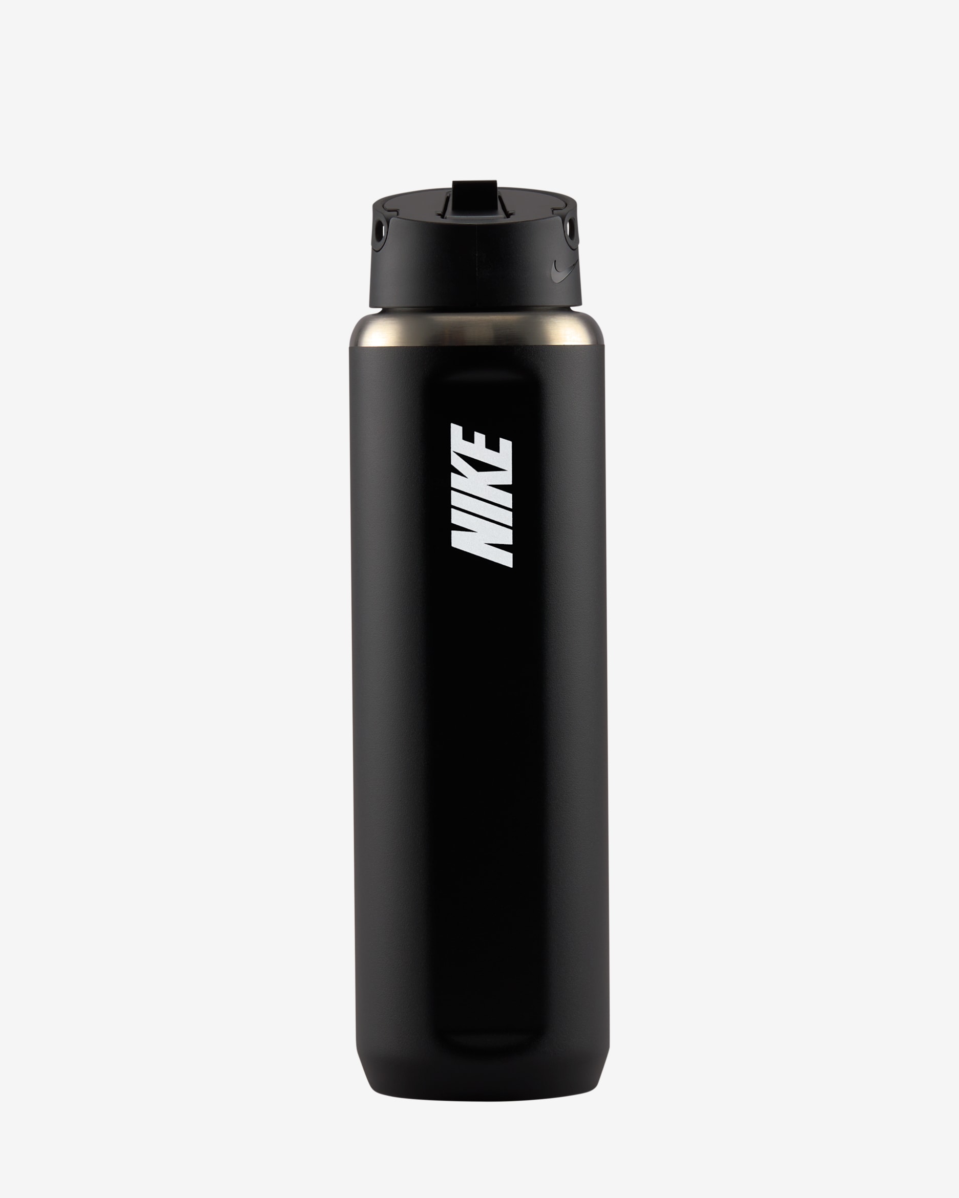 Nike Recharge Stainless Steel Straw Bottle (24 oz) - Black