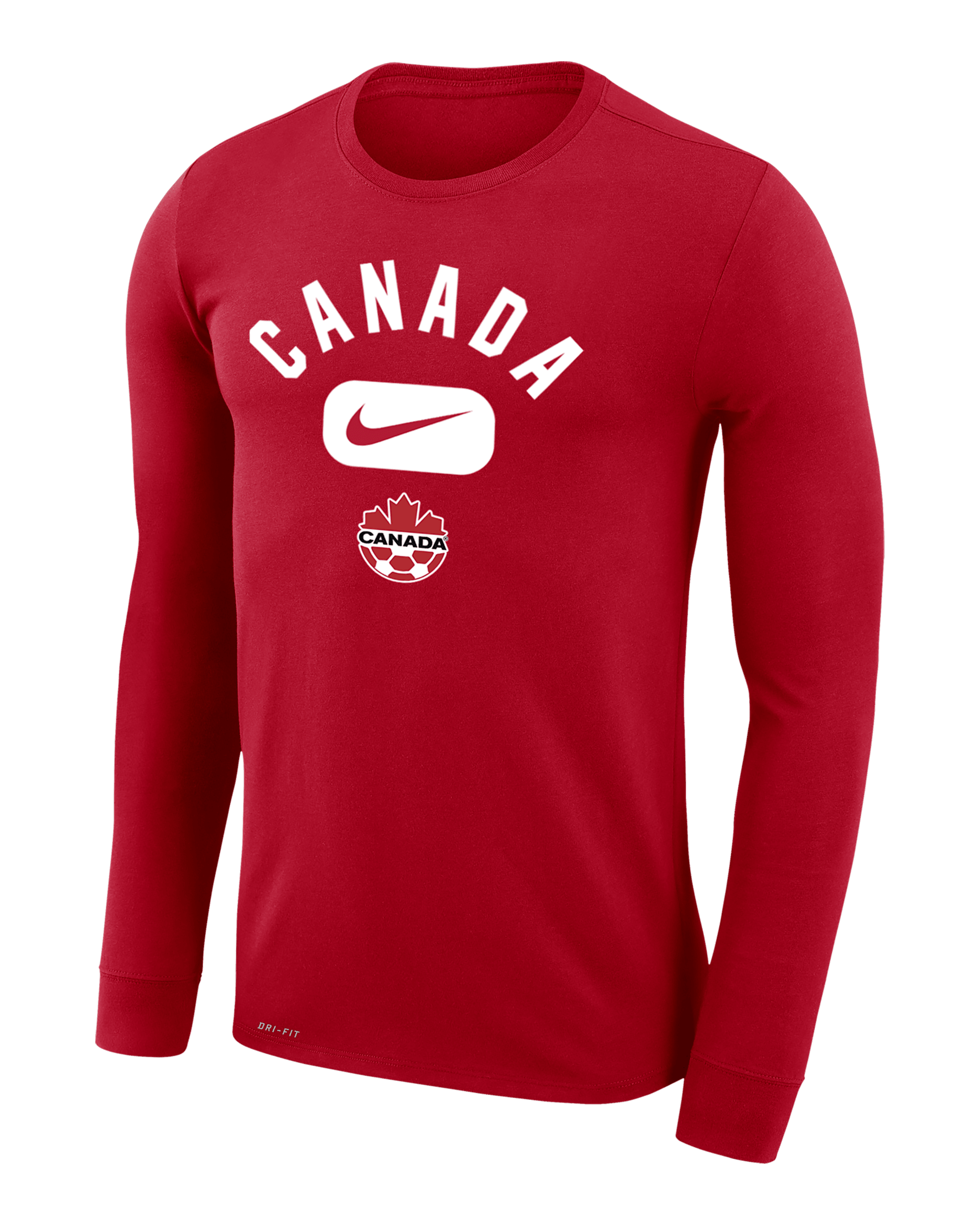 Playera de manga larga Nike Dri-FIT para hombre Canada Legend - Rojo universitario