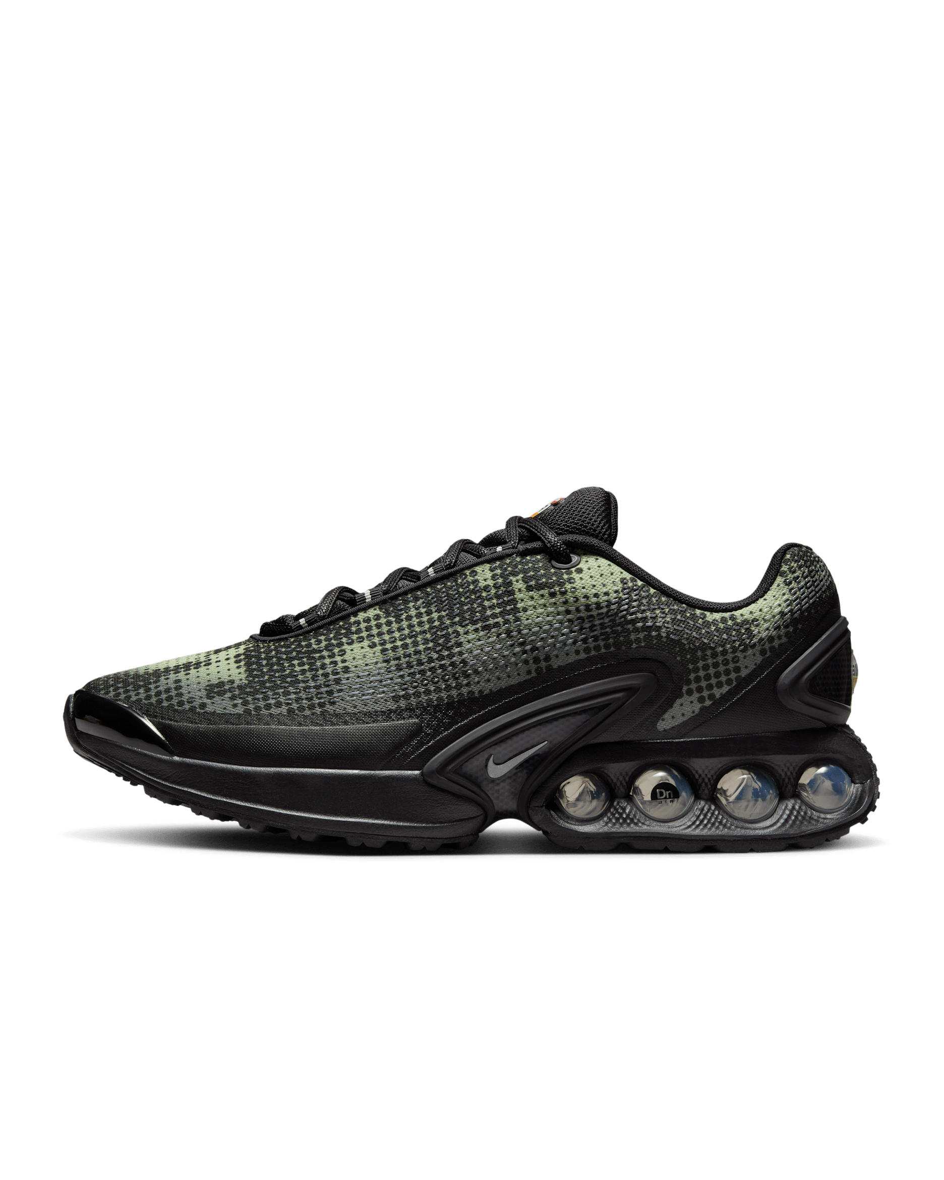 Sko Nike Air Max Dn för män - Svart/Olive Aura/Medium Olive/Metallic Silver