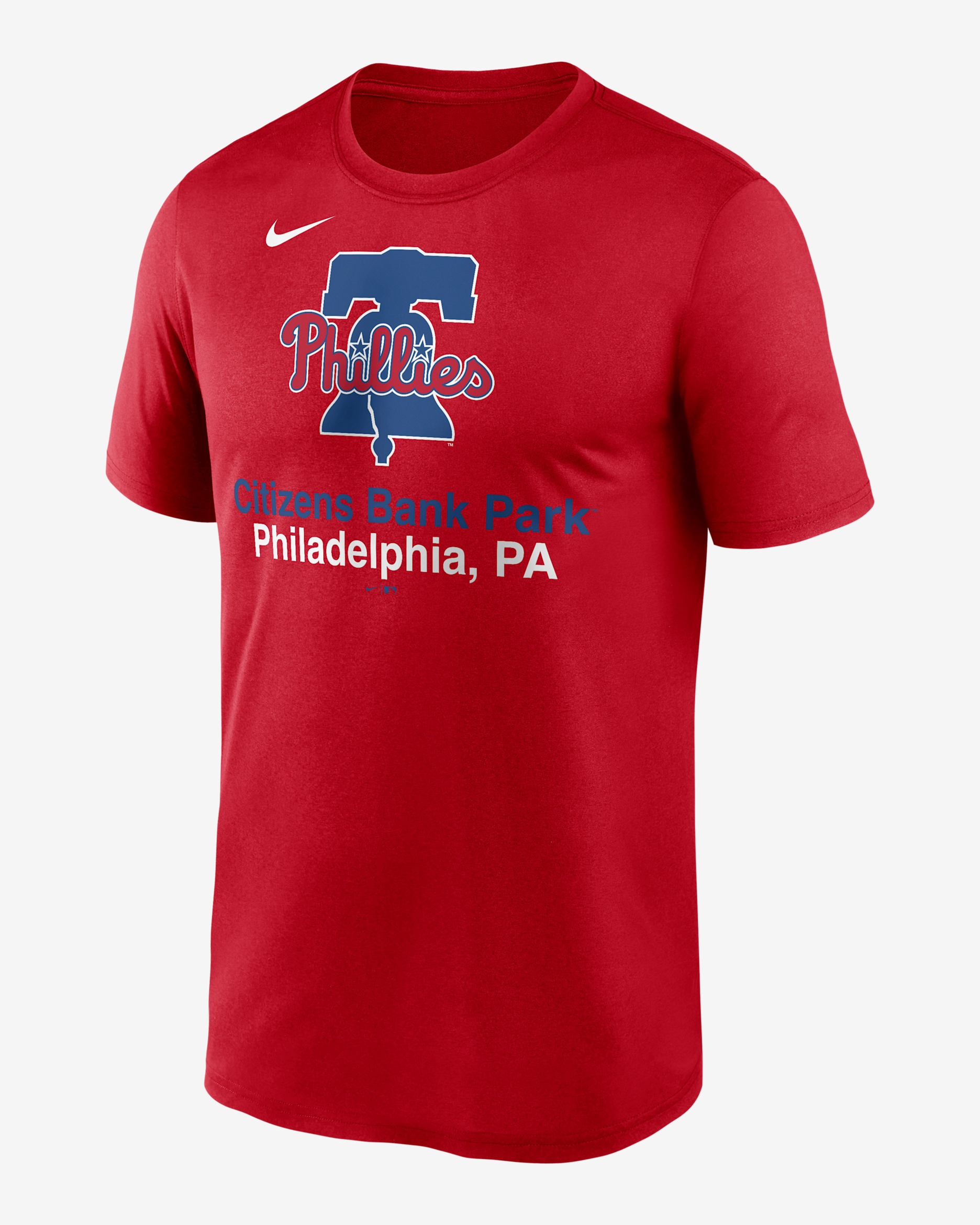 Philadelphia Phillies Stadium Legend Men's Nike Dri-FIT MLB T-Shirt - Red