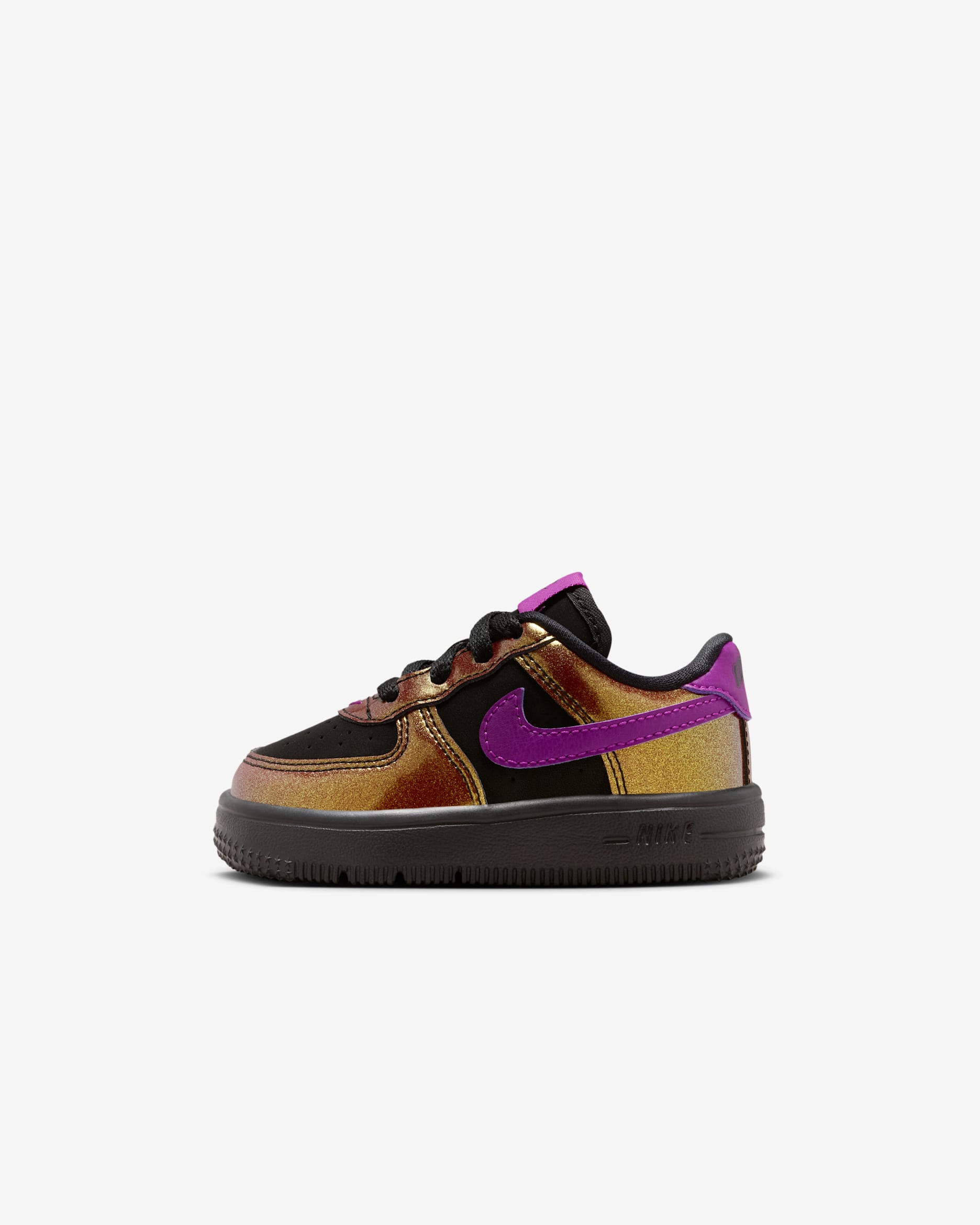 Nike Force 1 Low LV8 4 Baby/Toddler Shoes - Black/Bold Berry