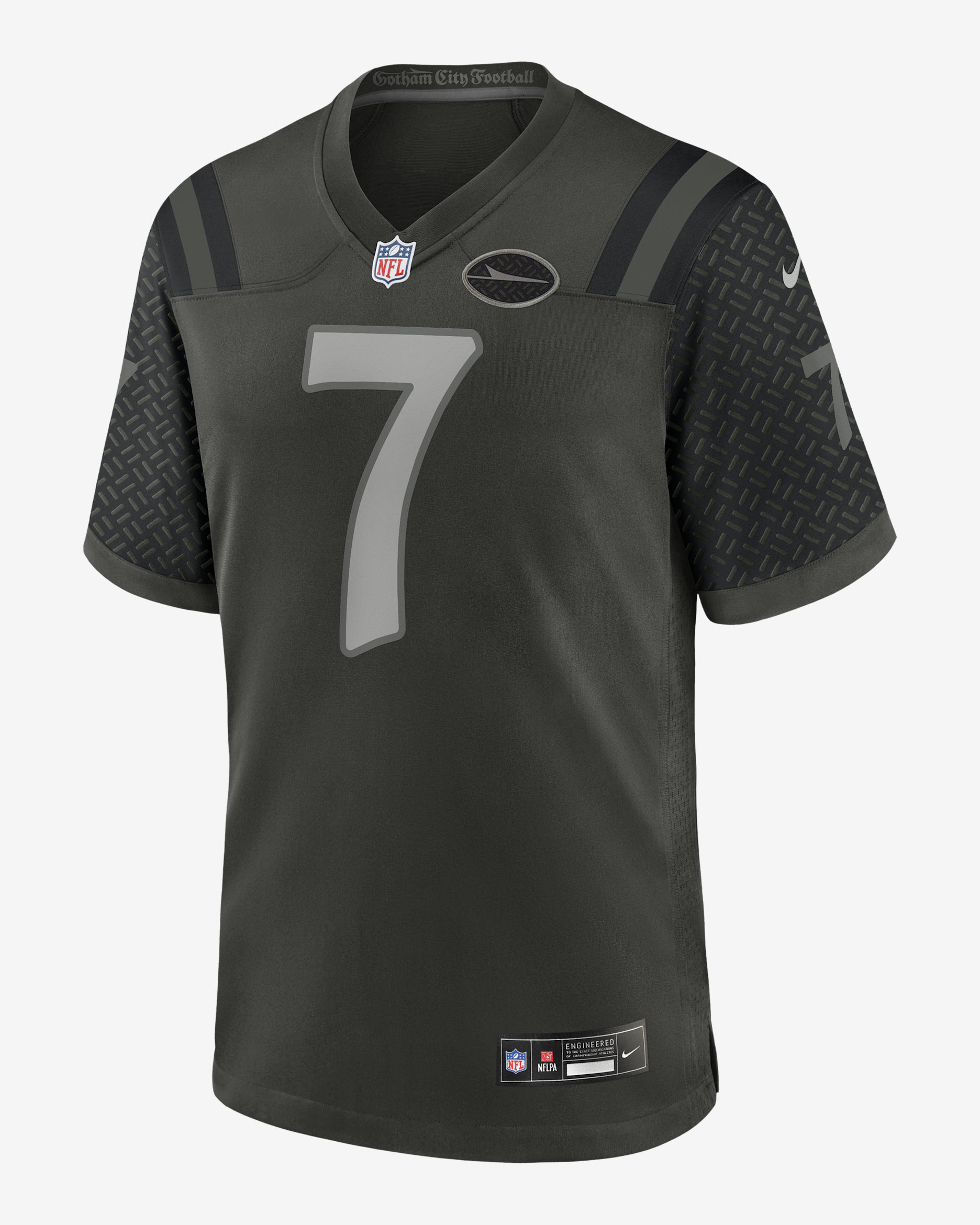 Justin Fields New York Jets Rivalries Collection Men’s Nike NFL Game Jersey - Green