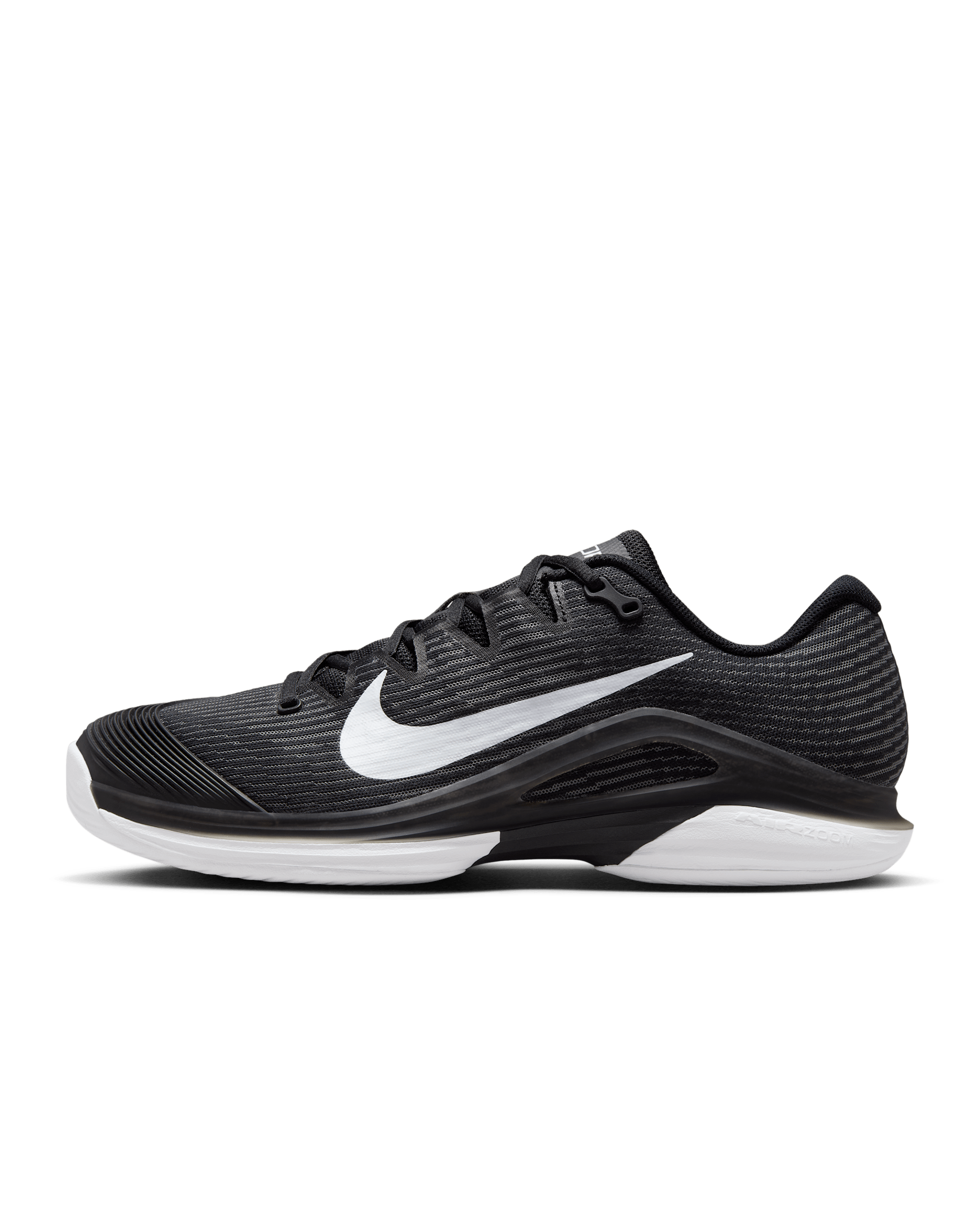 Nike Vapor 12 Men's Hard Court Tennis Shoes - Black/Dark Smoke Grey/White